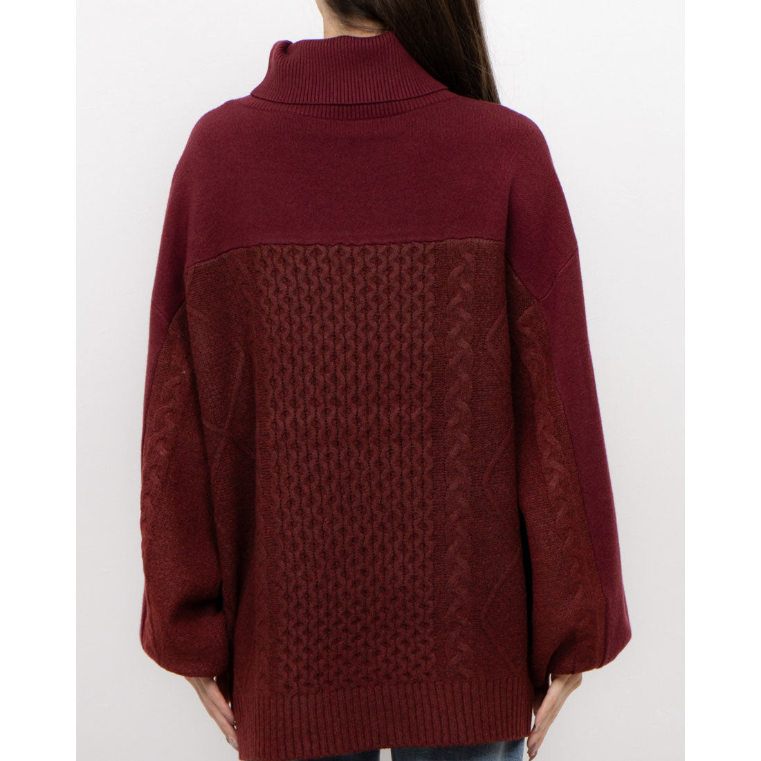セオドリックディ THEODORIC.dy Toggle Cable Pullover （BORDEAUX） BORDEAUX