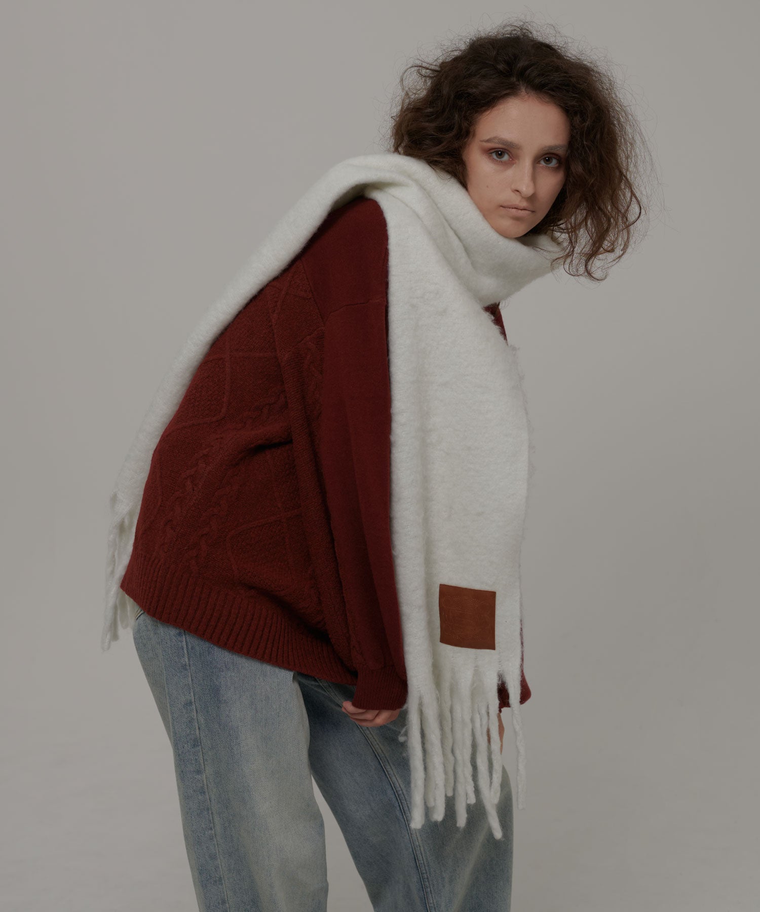 セオドリックディ THEODORIC.dy Toggle Cable Pullover （BORDEAUX） BORDEAUX