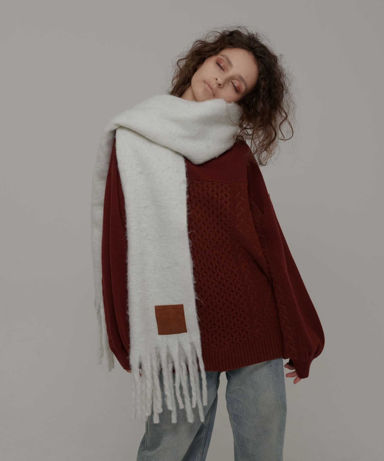 セオドリックディ THEODORIC.dy Toggle Cable Pullover （BORDEAUX） BORDEAUX