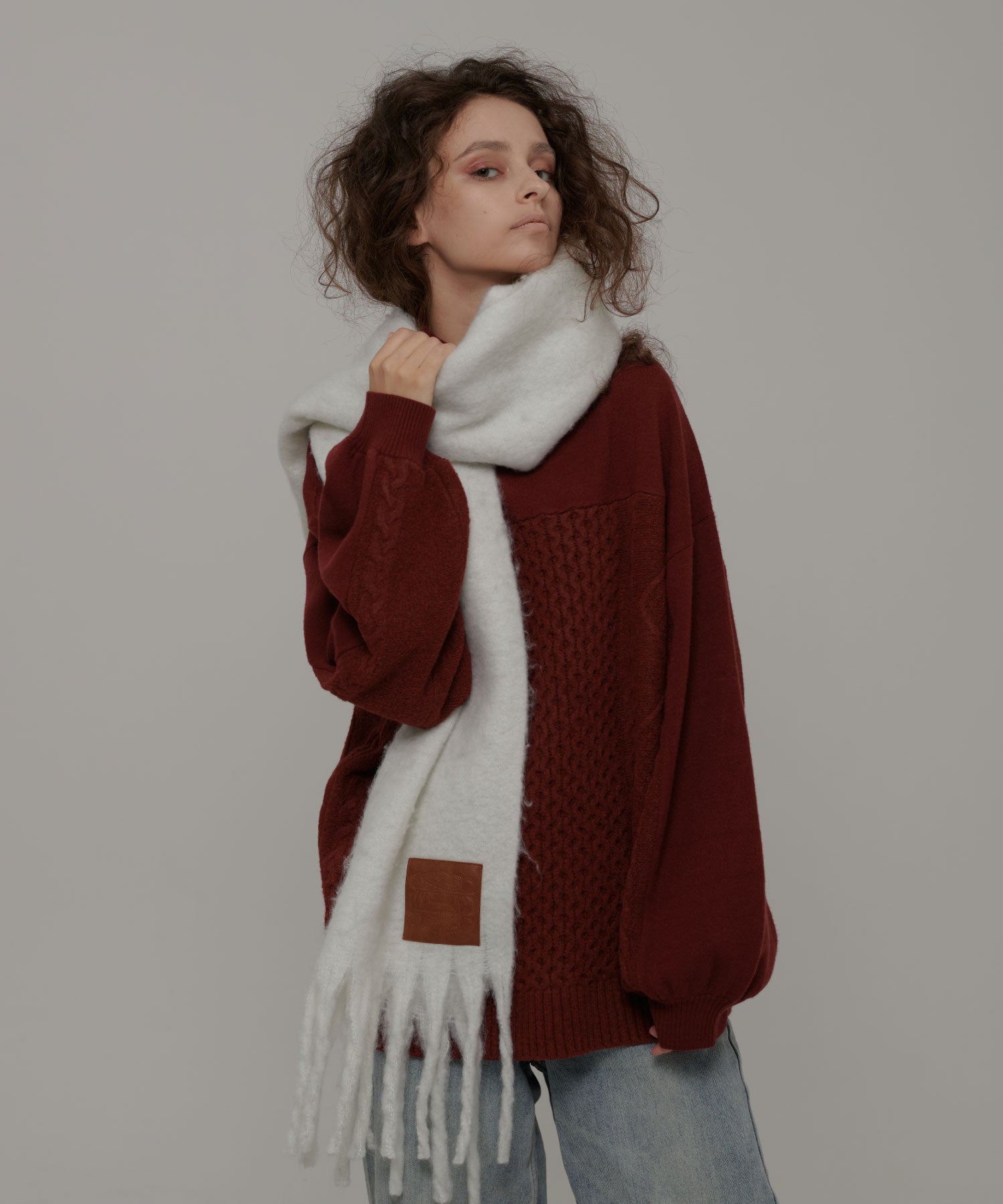 セオドリックディ THEODORIC.dy Toggle Cable Pullover （BORDEAUX） BORDEAUX
