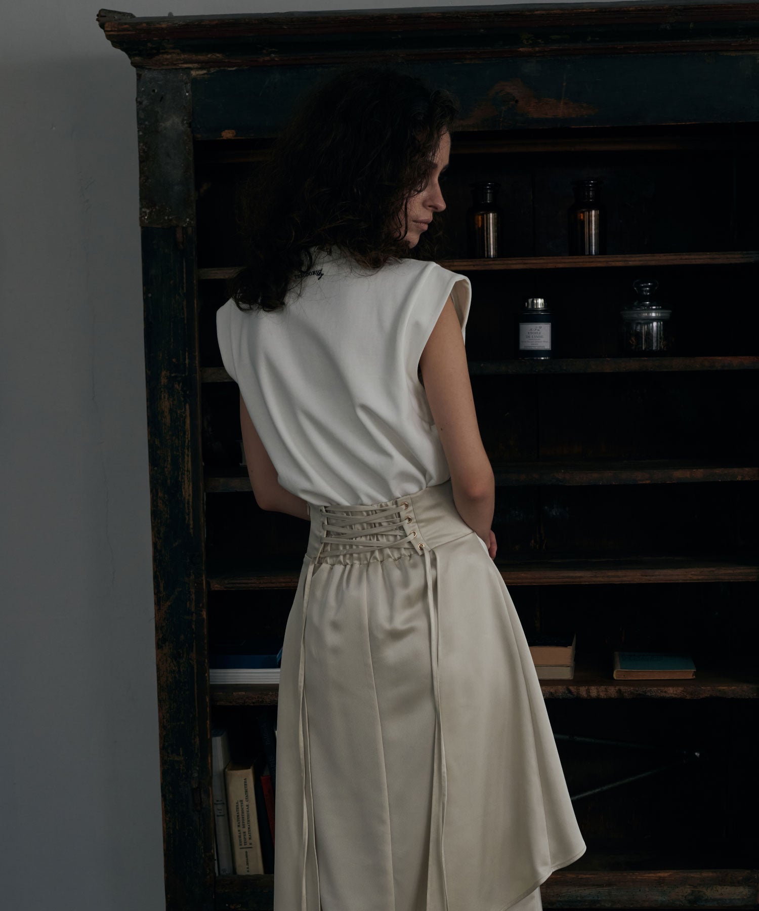 セオドリックディ THEODORIC.dy THEO Embroidery Tops （WHITE） WHITE
