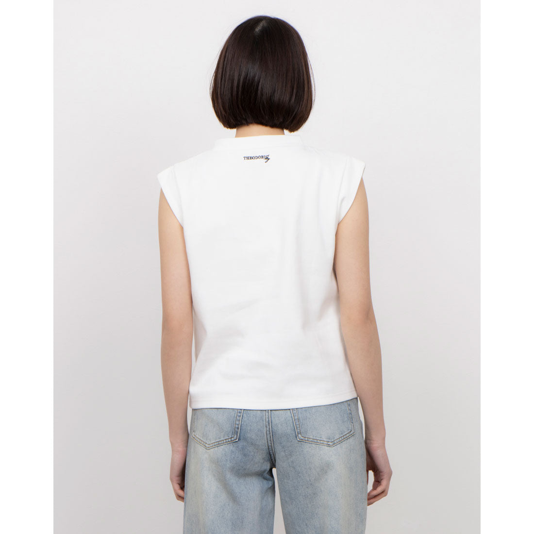 セオドリックディ THEODORIC.dy THEO Embroidery Tops （WHITE） WHITE