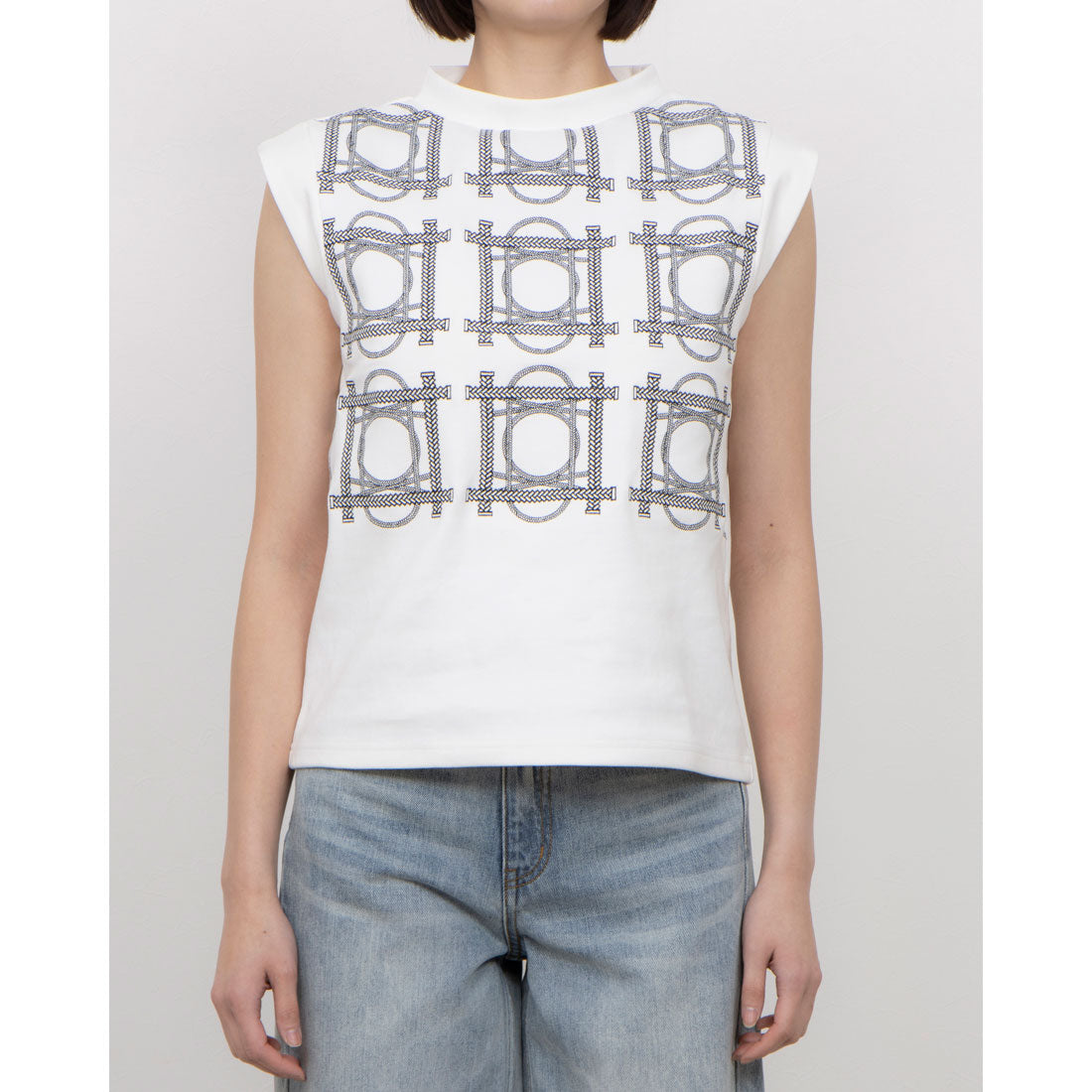 セオドリックディ THEODORIC.dy THEO Embroidery Tops （WHITE） WHITE