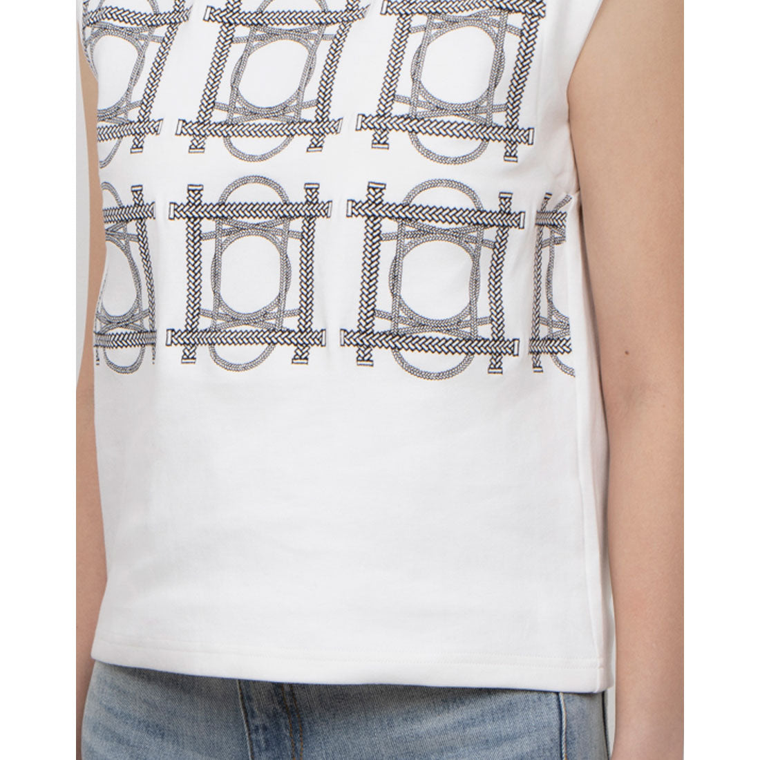 セオドリックディ THEODORIC.dy THEO Embroidery Tops （WHITE） WHITE