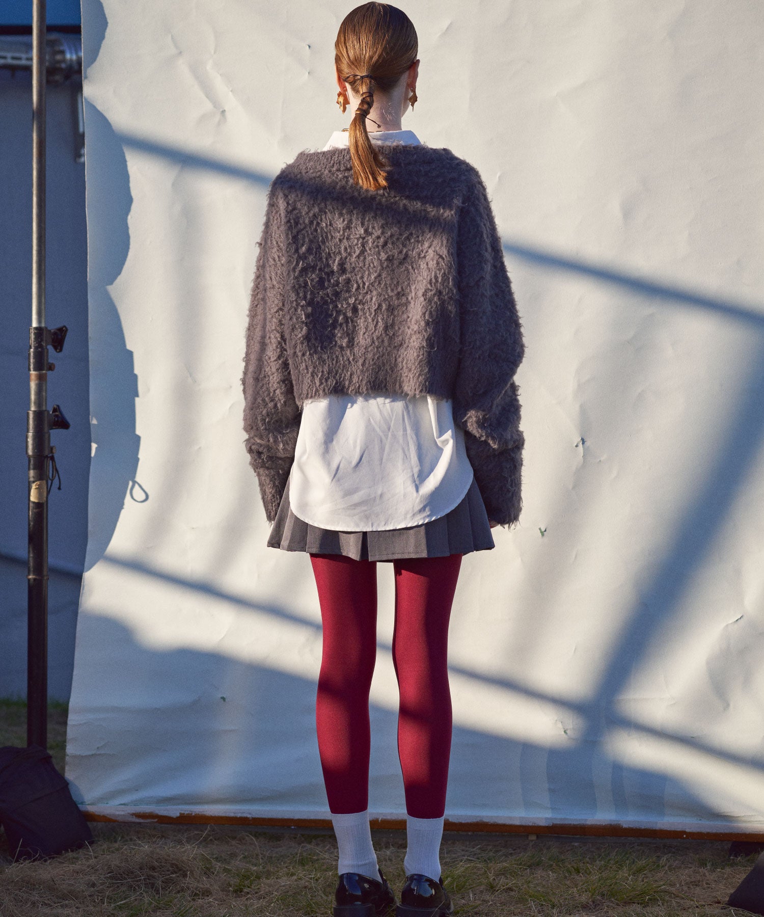 セオドリックディ THEODORIC.dy Shaggy Random Button Cardigan （GRAY） GRAY