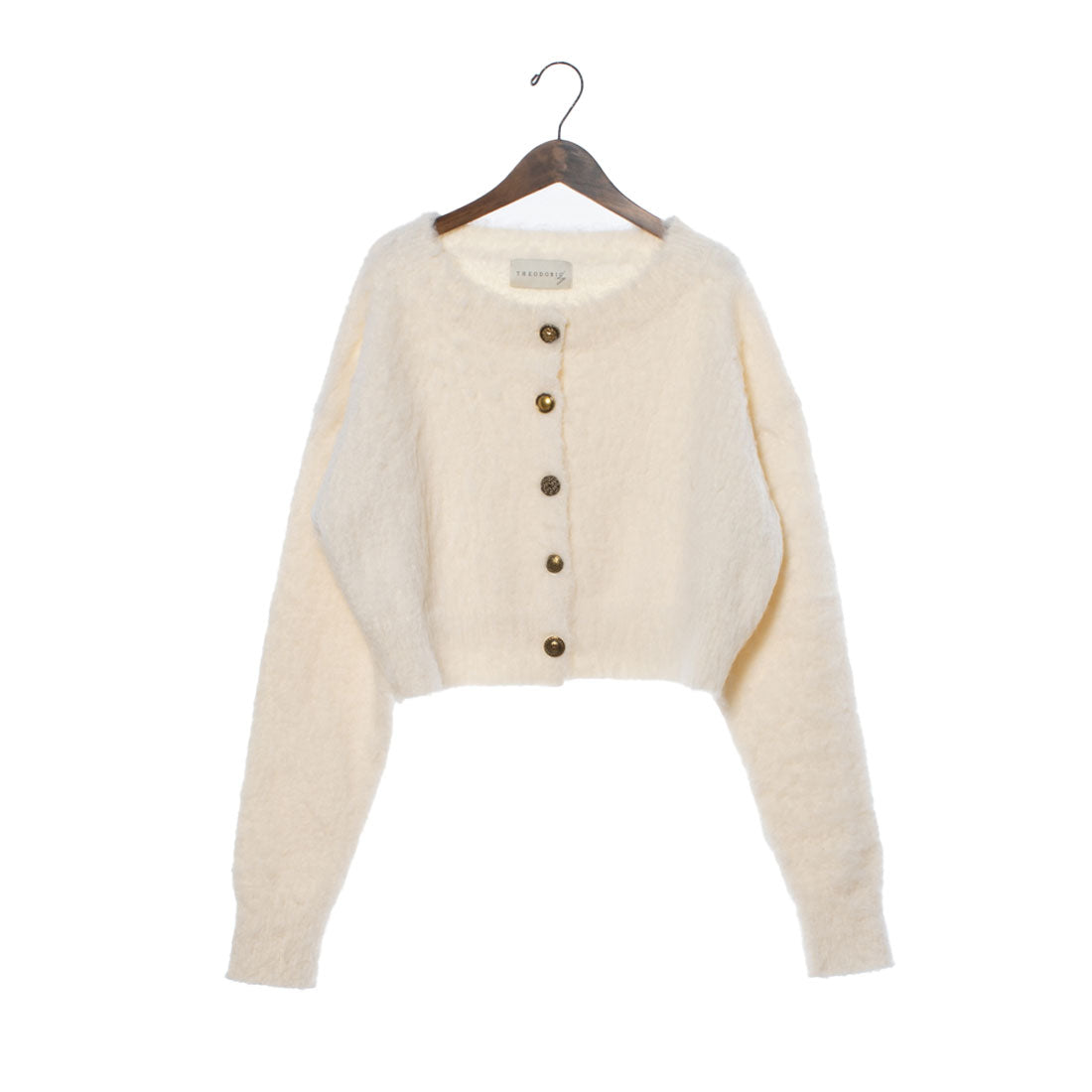 セオドリックディ THEODORIC.dy Shaggy Random Button Cardigan （OFF WHITE） OFF WHITE