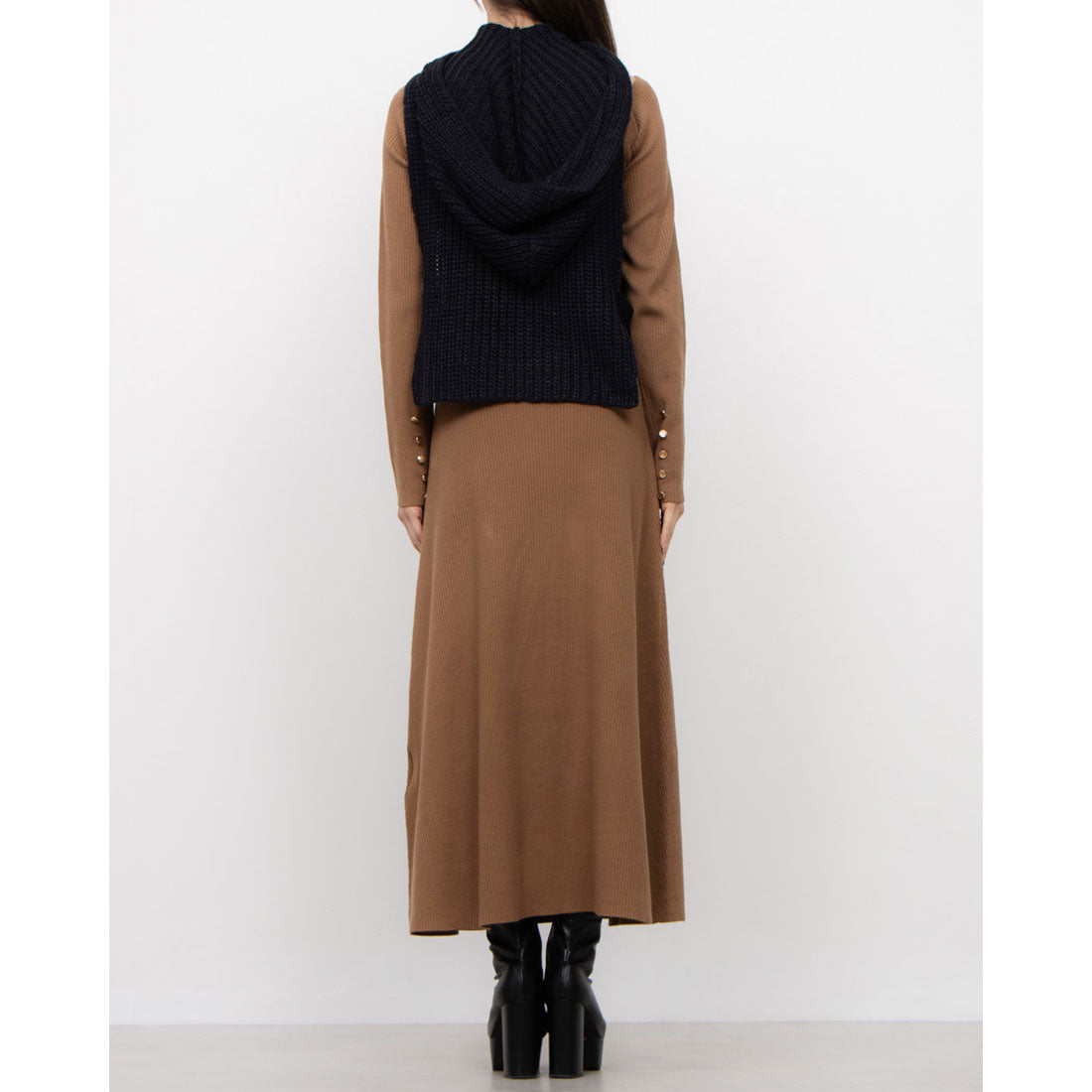 セオドリックディ THEODORIC.dy Best Set Knit One-piece （BROWN×NAVY） BROWN×NAVY