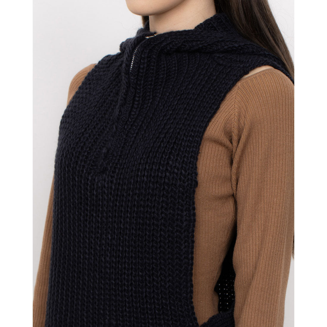 セオドリックディ THEODORIC.dy Best Set Knit One-piece （BROWN×NAVY） BROWN×NAVY