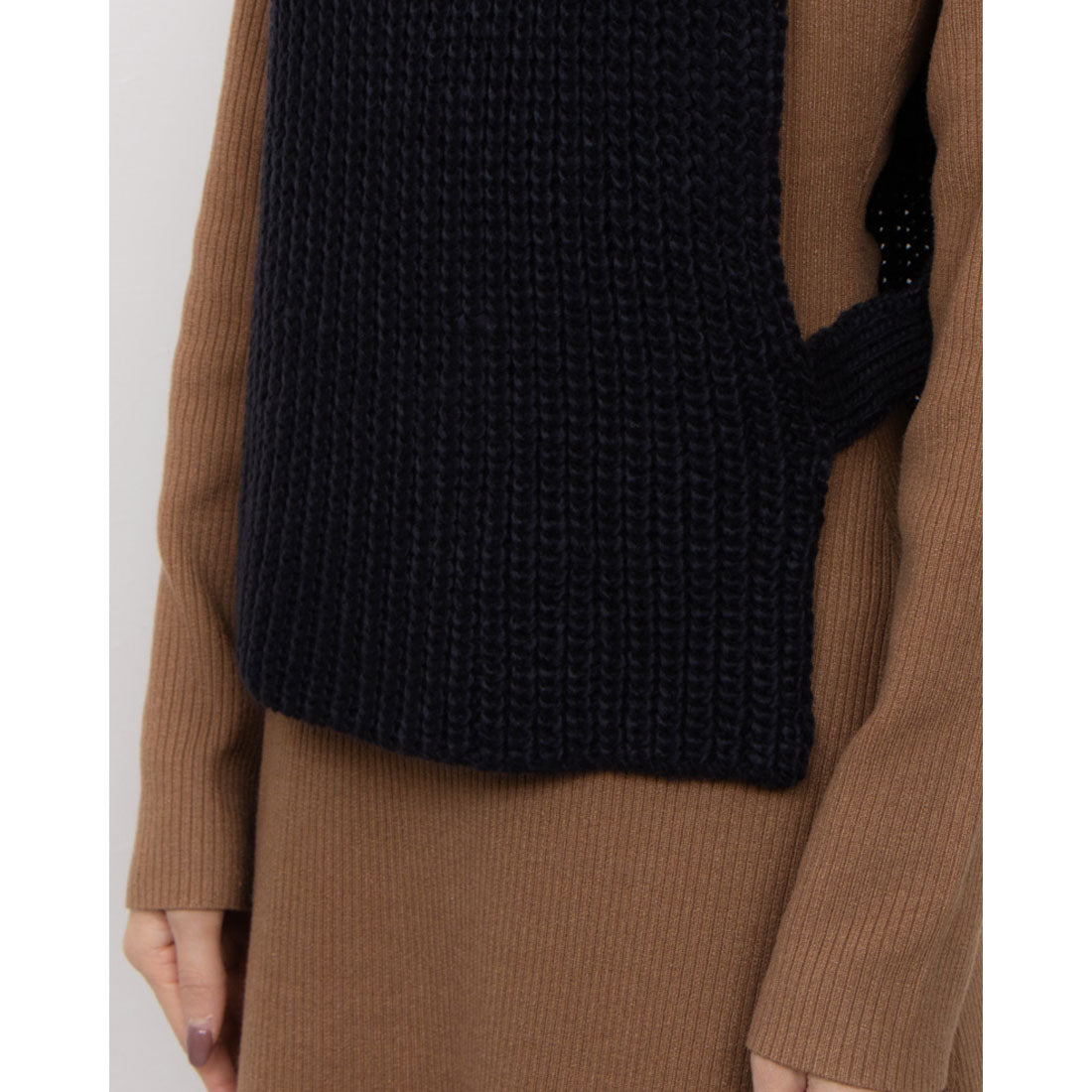 セオドリックディ THEODORIC.dy Best Set Knit One-piece （BROWN×NAVY） BROWN×NAVY