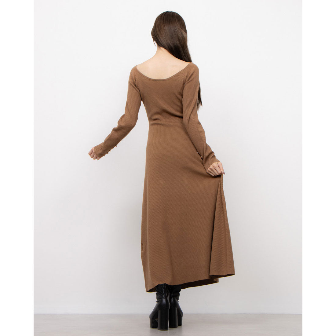 セオドリックディ THEODORIC.dy Best Set Knit One-piece （BROWN×NAVY） BROWN×NAVY