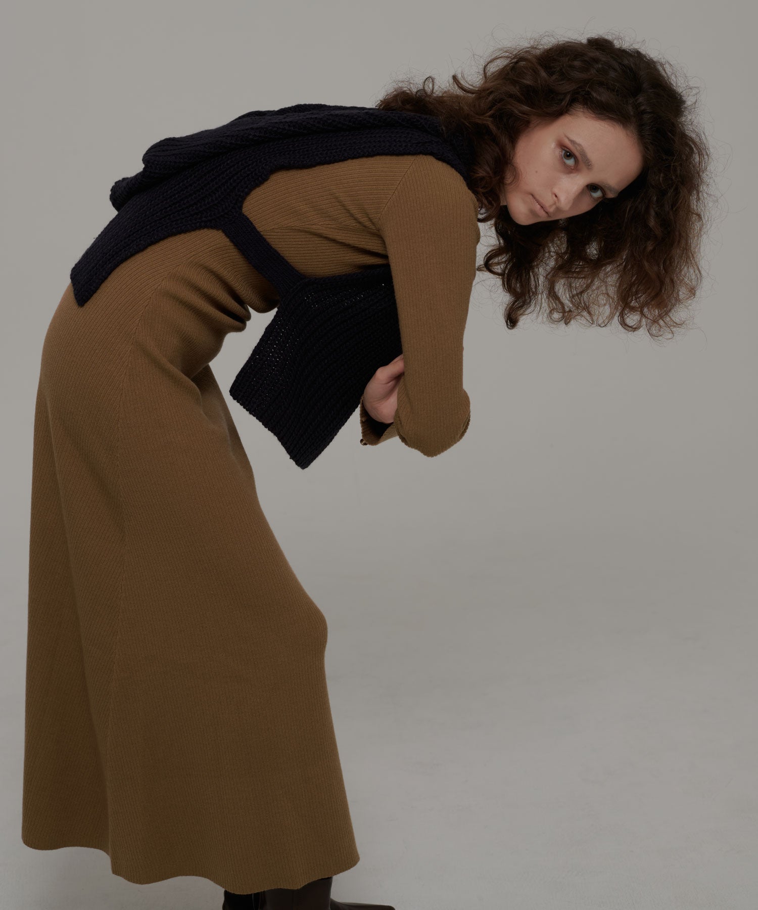 セオドリックディ THEODORIC.dy Best Set Knit One-piece （BROWN×NAVY） BROWN×NAVY