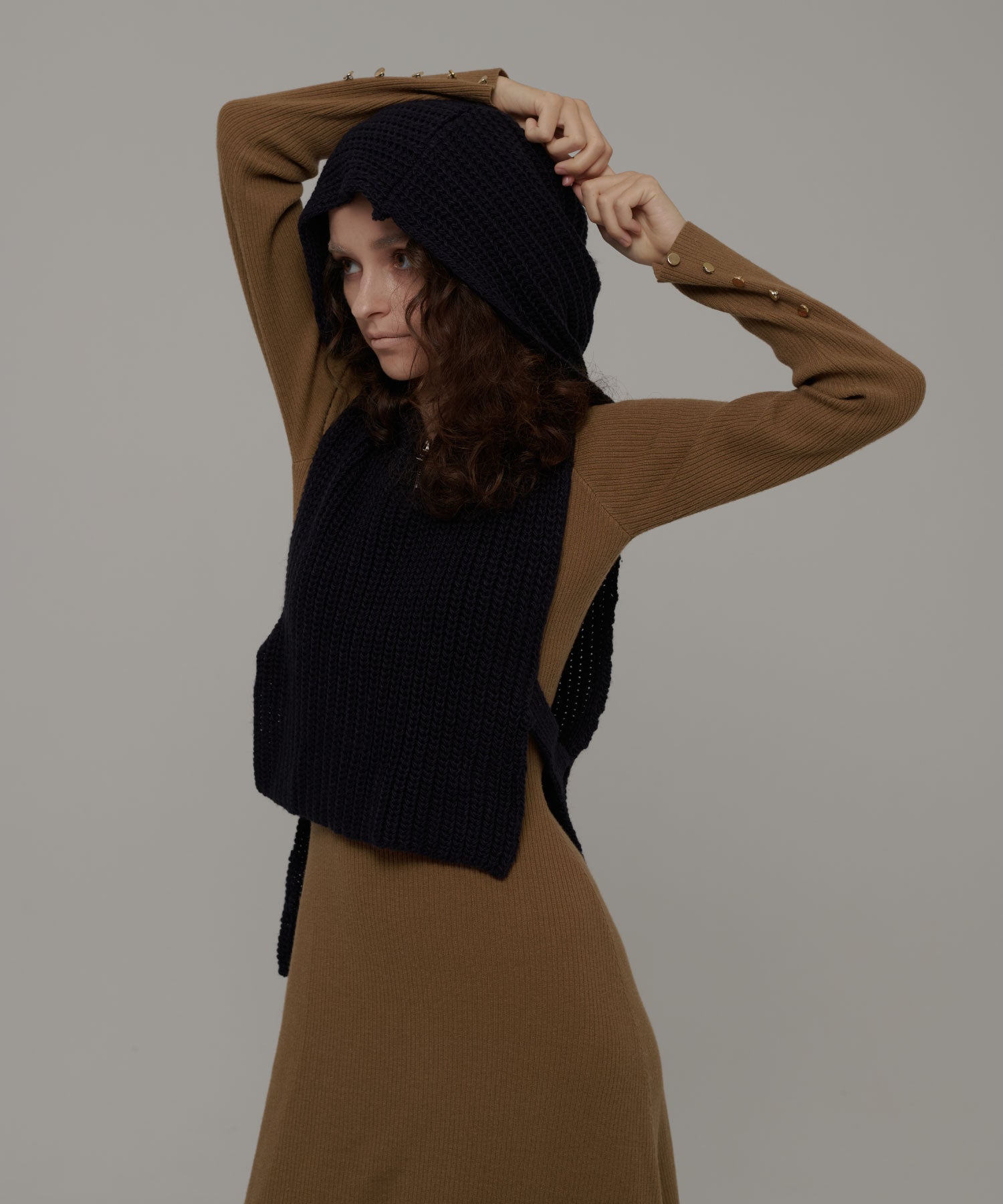 セオドリックディ THEODORIC.dy Best Set Knit One-piece （BROWN×NAVY） BROWN×NAVY