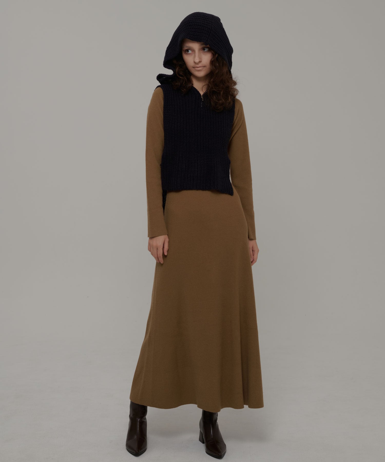 セオドリックディ THEODORIC.dy Best Set Knit One-piece （BROWN×NAVY） BROWN×NAVY