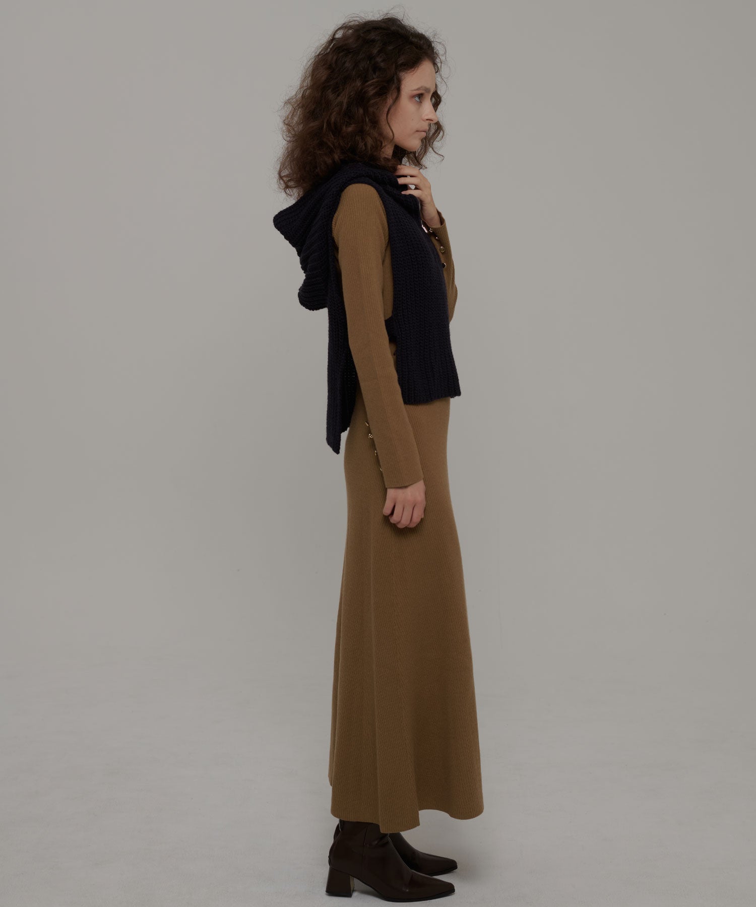 セオドリックディ THEODORIC.dy Best Set Knit One-piece （BROWN×NAVY） BROWN×NAVY