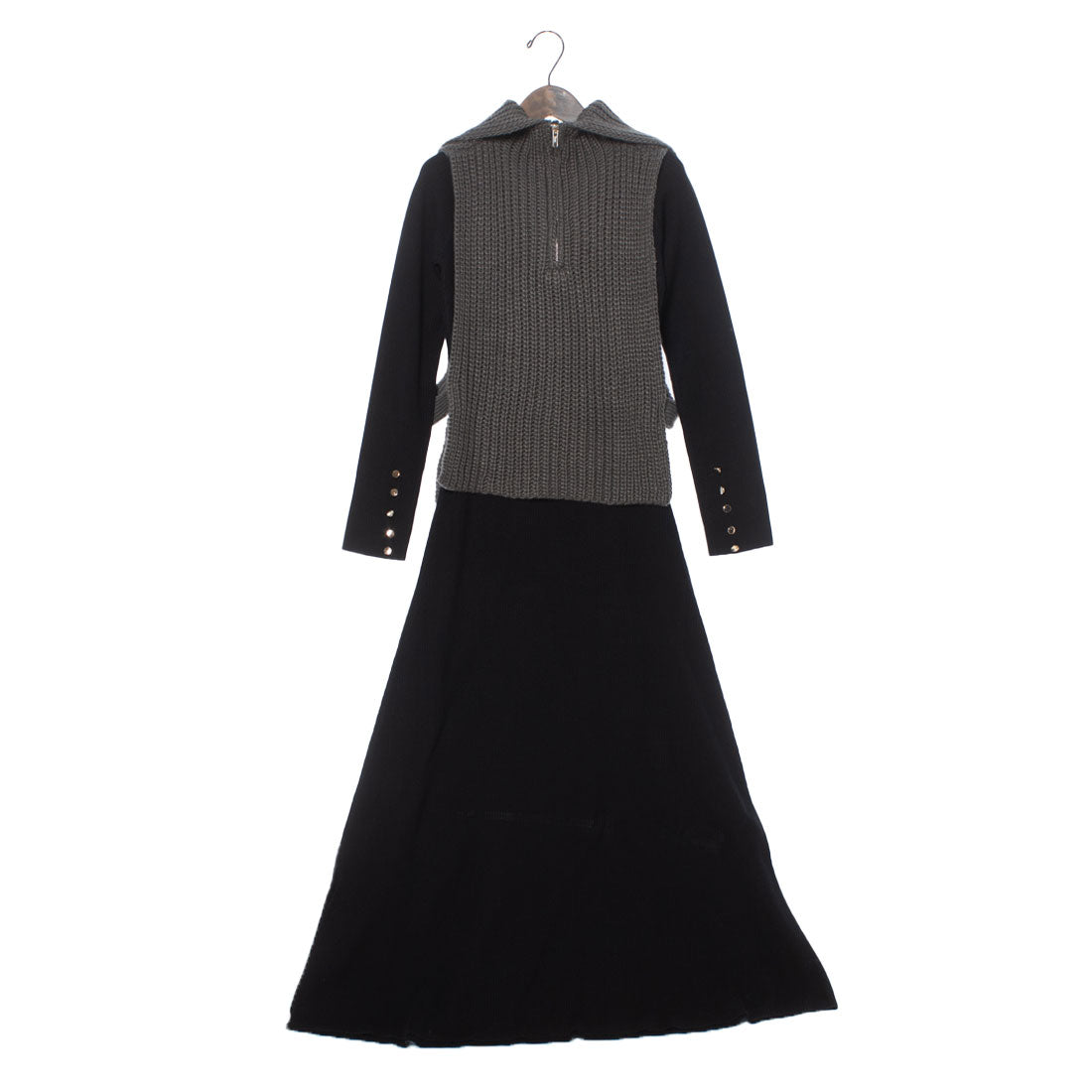 セオドリックディ THEODORIC.dy Best Set Knit One-piece （GRAY×BLACK） GRAY×BLACK