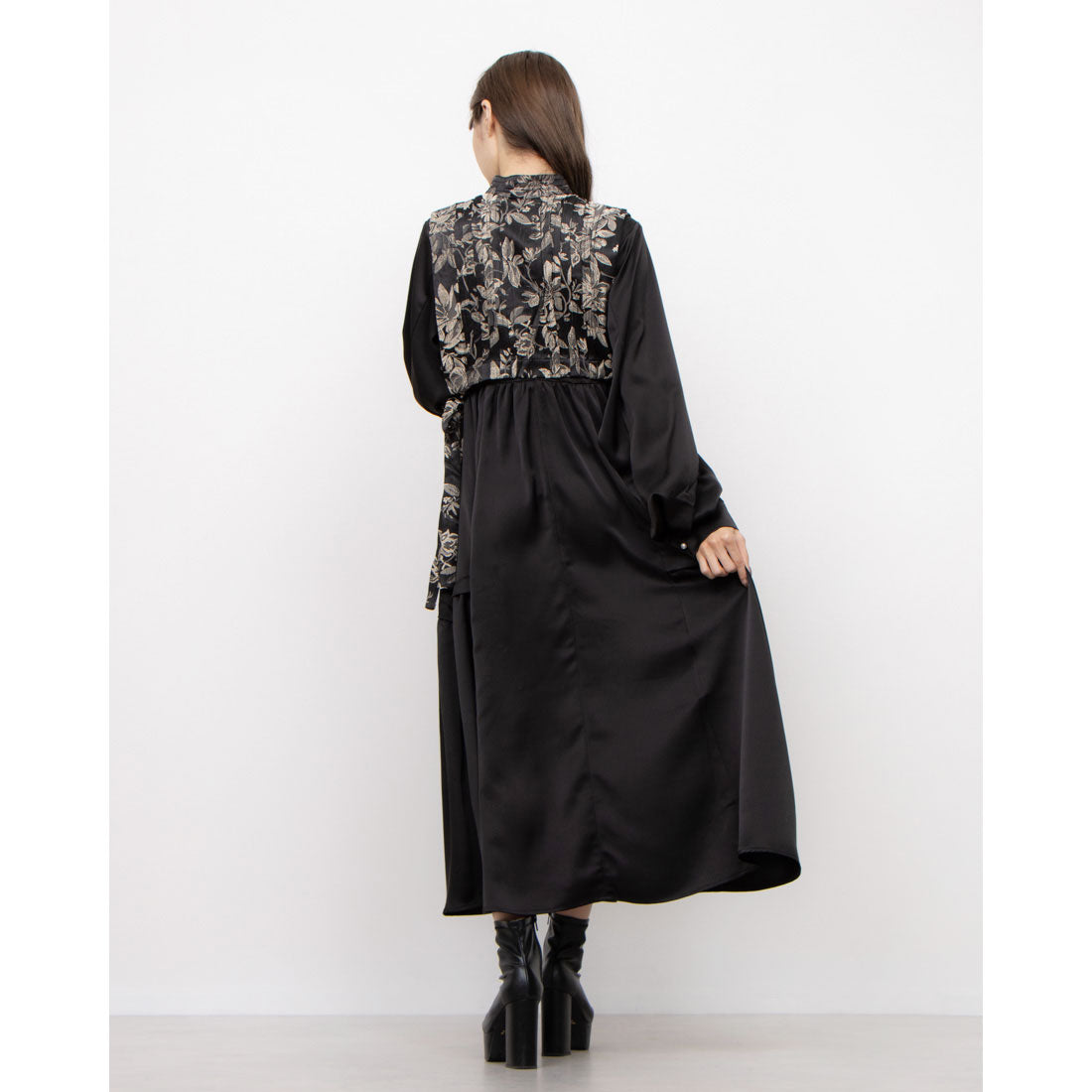 セオドリックディ THEODORIC.dy Jacquard Vest Set One-piece （BLACK） BLACK
