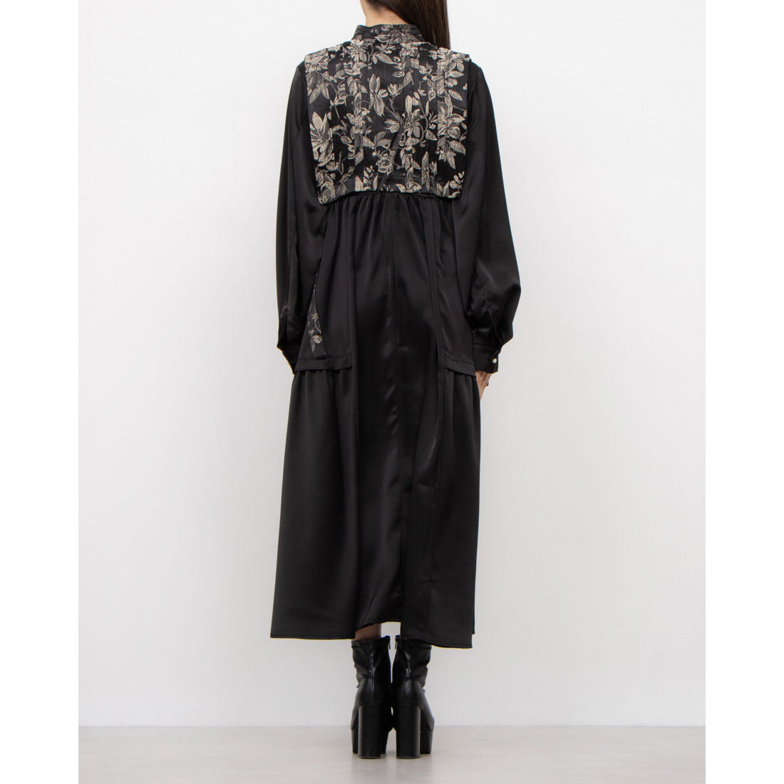 セオドリックディ THEODORIC.dy Jacquard Vest Set One-piece （BLACK） BLACK