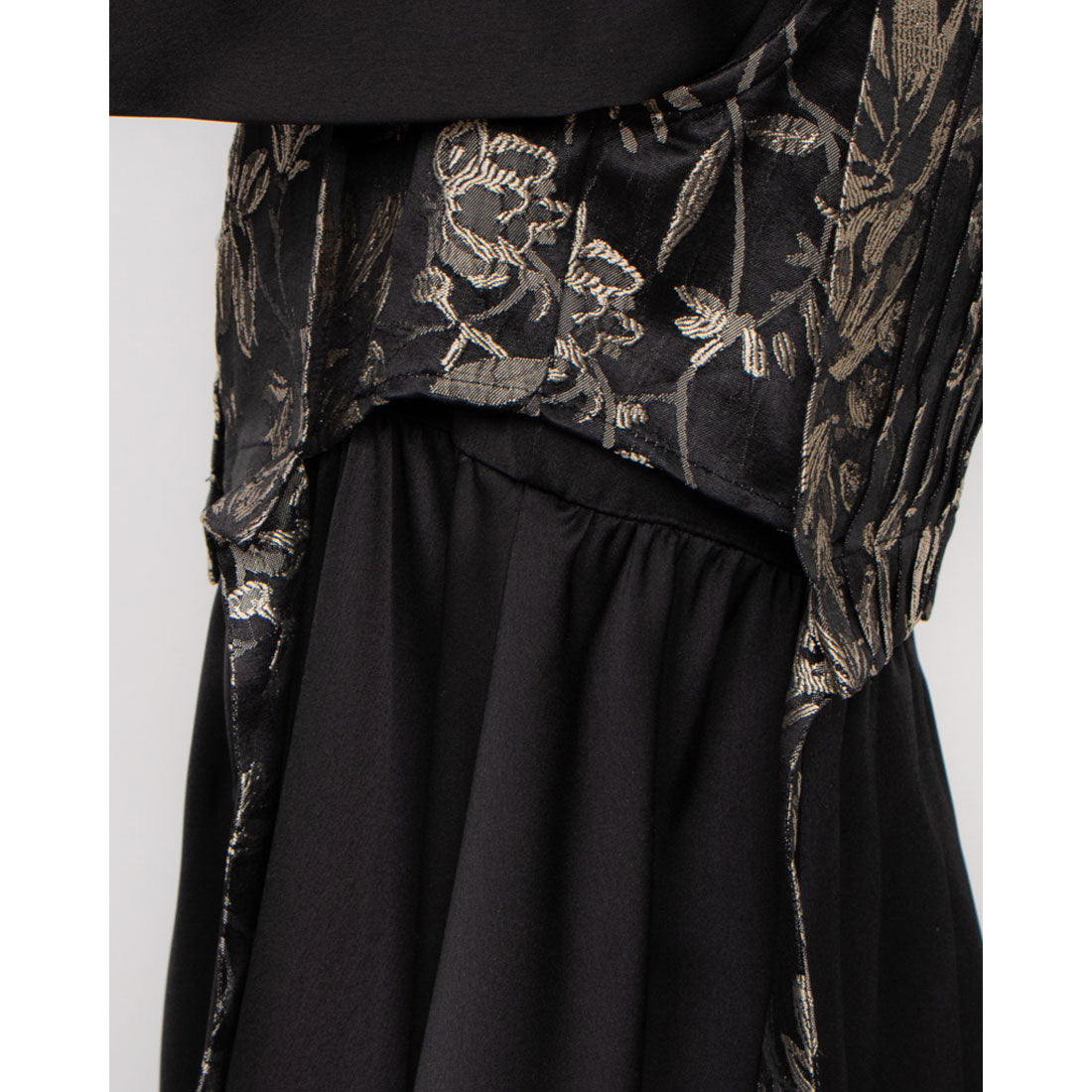 セオドリックディ THEODORIC.dy Jacquard Vest Set One-piece （BLACK） BLACK