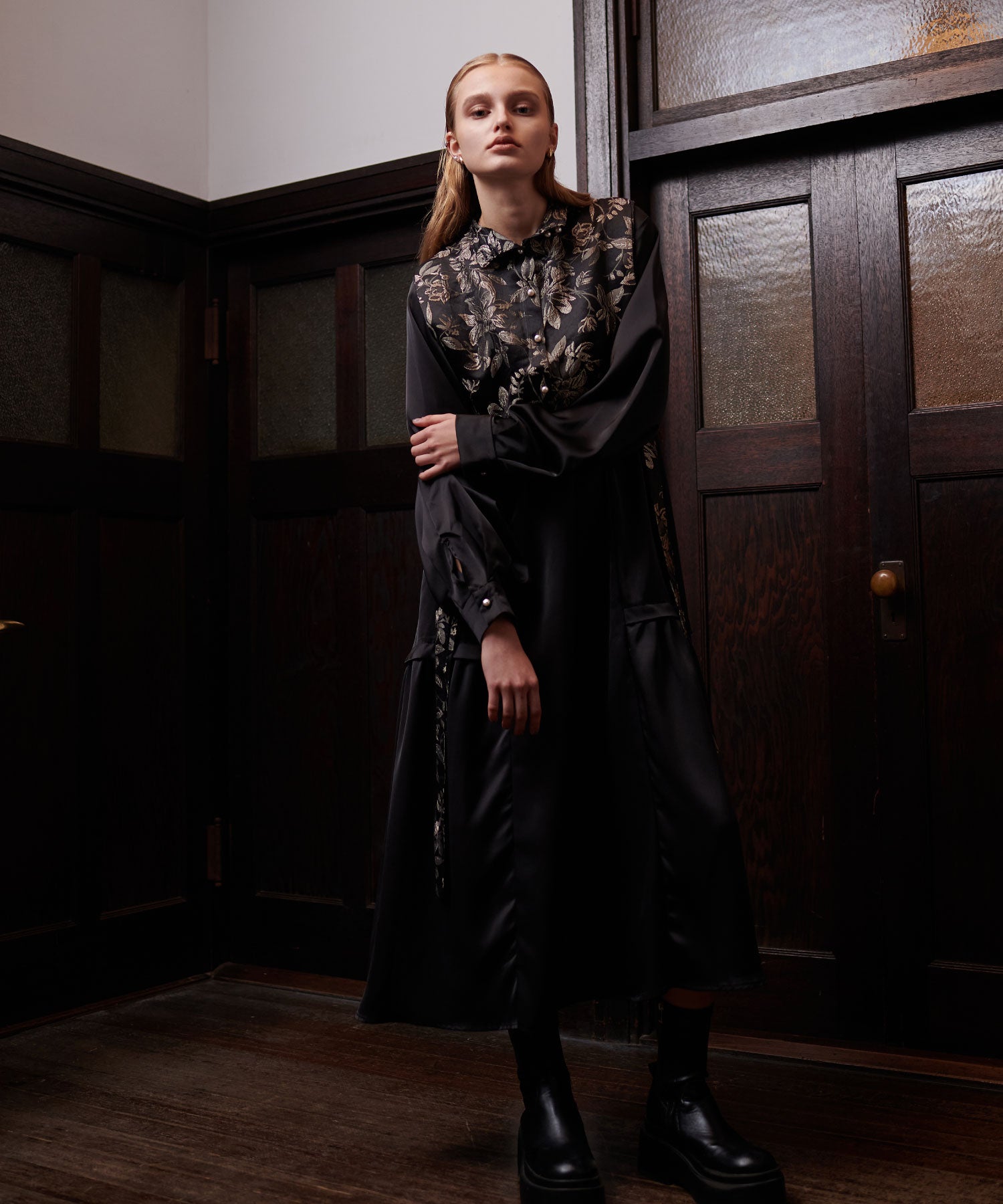 セオドリックディ THEODORIC.dy Jacquard Vest Set One-piece （BLACK） BLACK