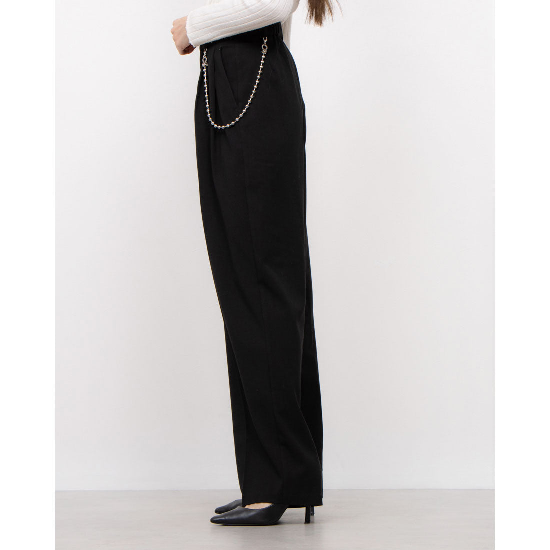 セオドリックディ THEODORIC.dy Ball Chain Slacks （BLACK） BLACK