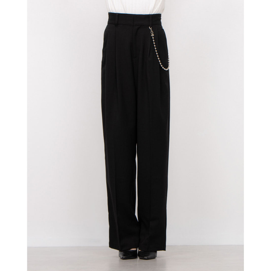 セオドリックディ THEODORIC.dy Ball Chain Slacks （BLACK） BLACK