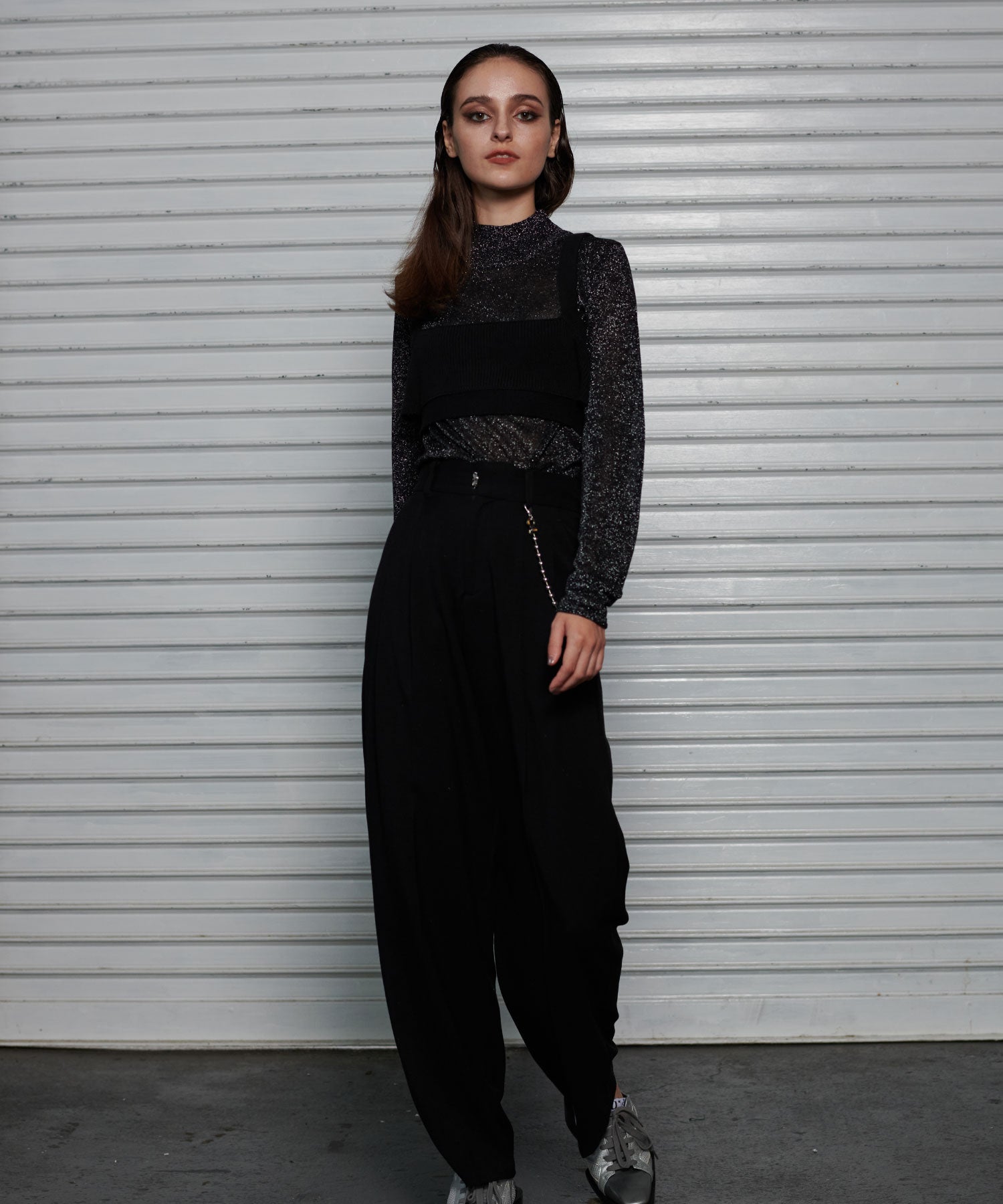 セオドリックディ THEODORIC.dy Ball Chain Slacks （BLACK） BLACK