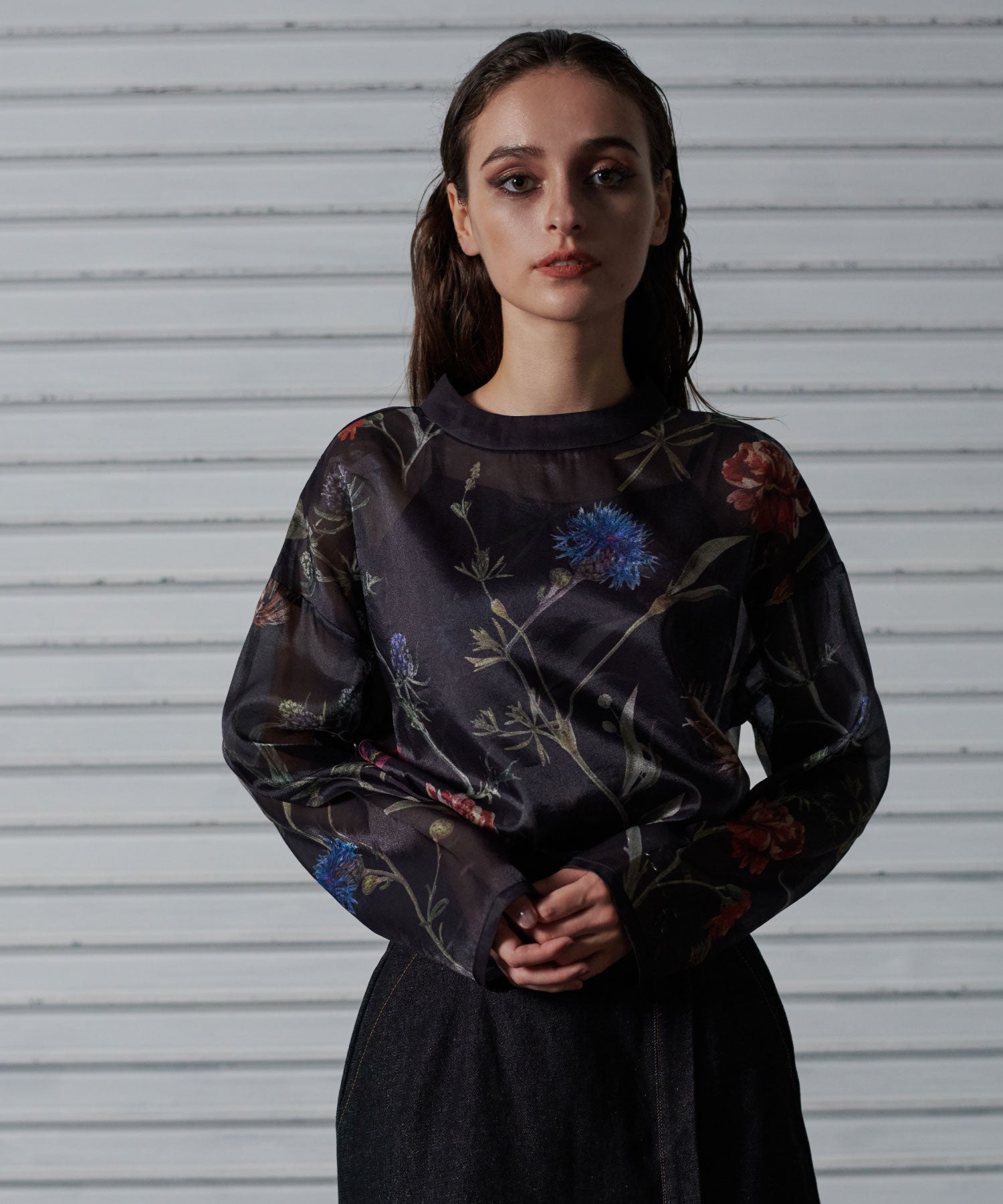 セオドリックディ THEODORIC.dy Botanical Sheer Tops set （BLACK） BLACK