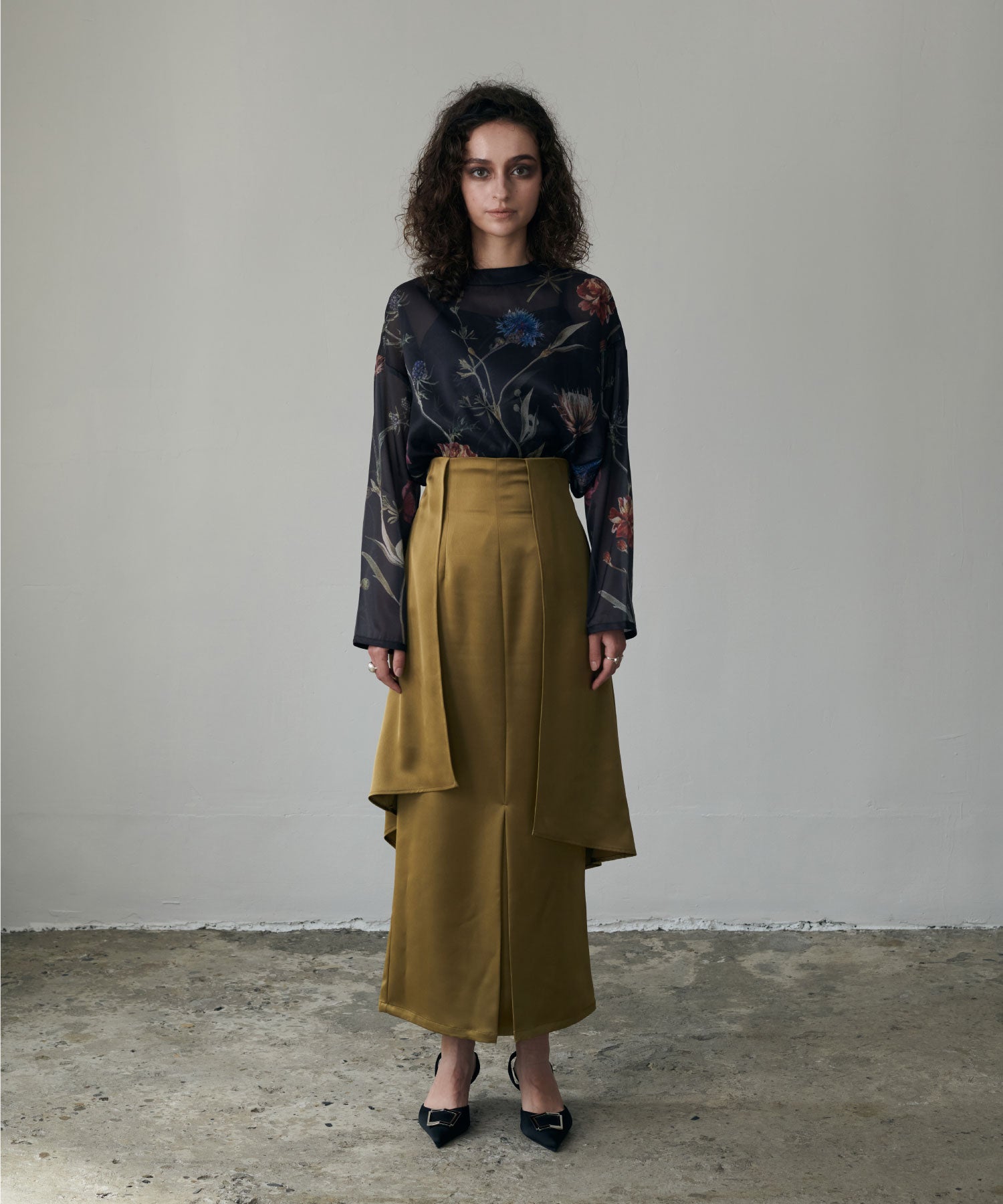セオドリックディ THEODORIC.dy Botanical Sheer Tops set （BLACK） BLACK