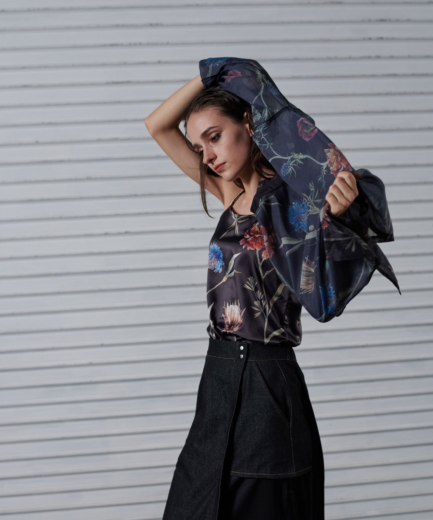 セオドリックディ THEODORIC.dy Botanical Sheer Tops set （BLACK） BLACK