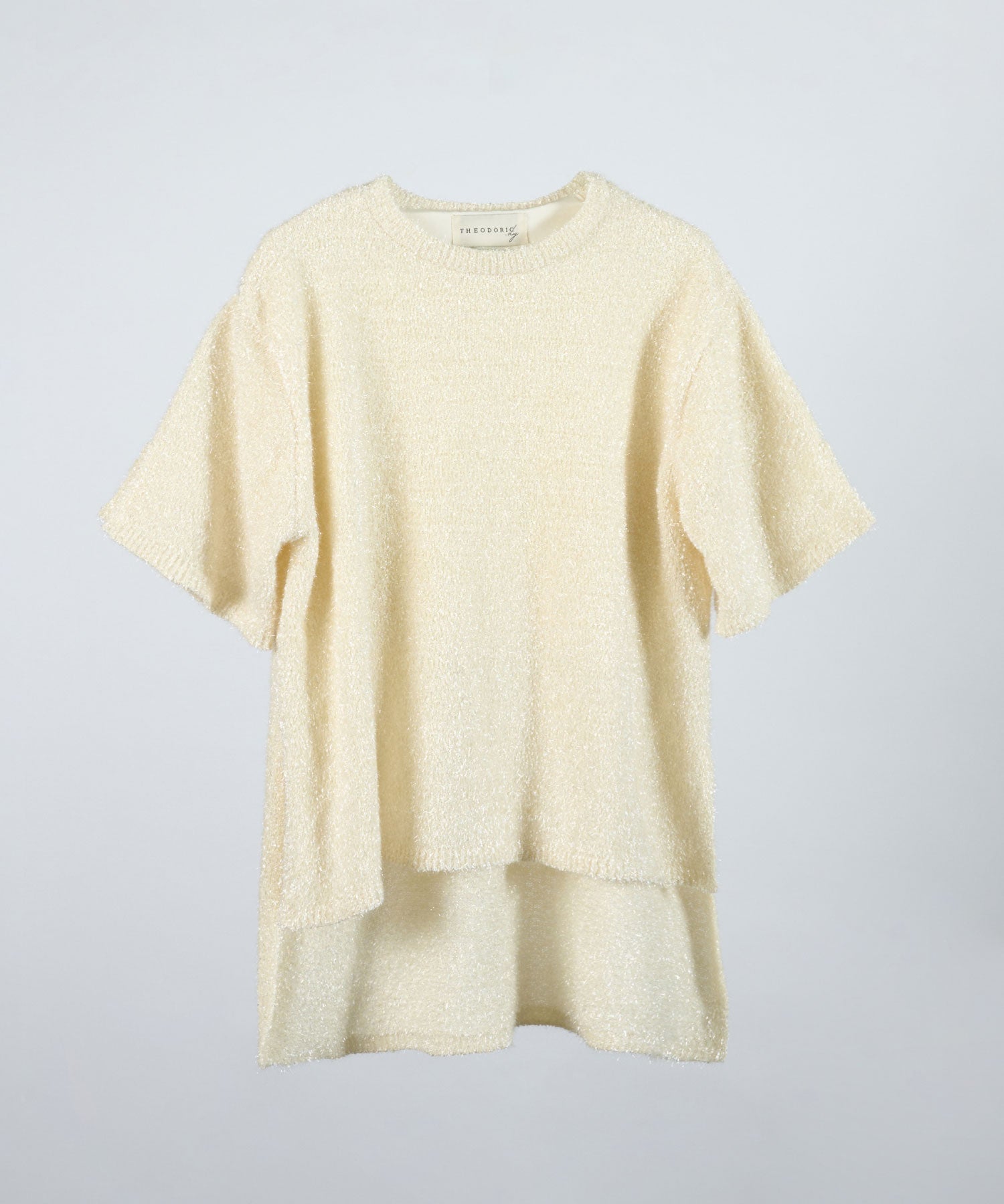 セオドリックディ THEODORIC.dy Lame Yarn Tunic Knit （WHITE） WHITE