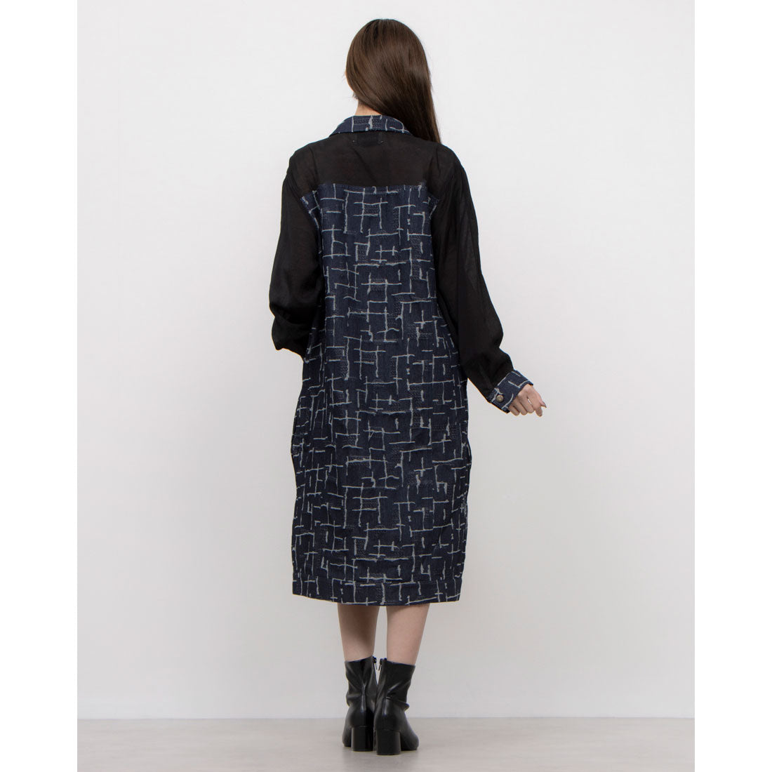 セオドリックディ THEODORIC.dy Sheer Switchable Denim One-Piece （インディゴブルー） インディゴブルー