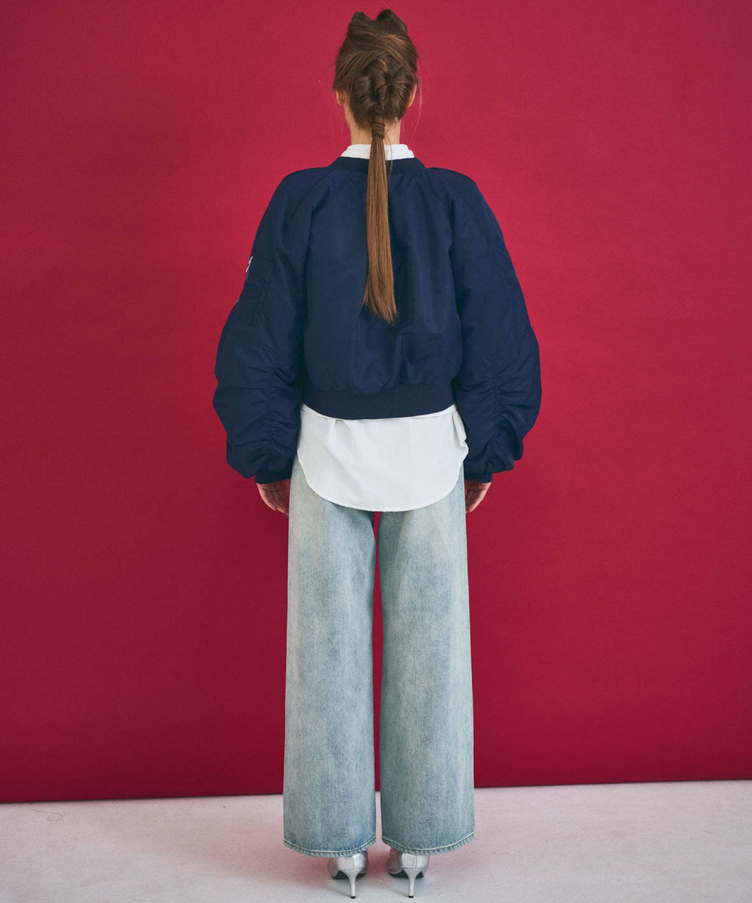 セオドリックディ THEODORIC.dy Short Length Volume MA-1 （ネイビー） ネイビー