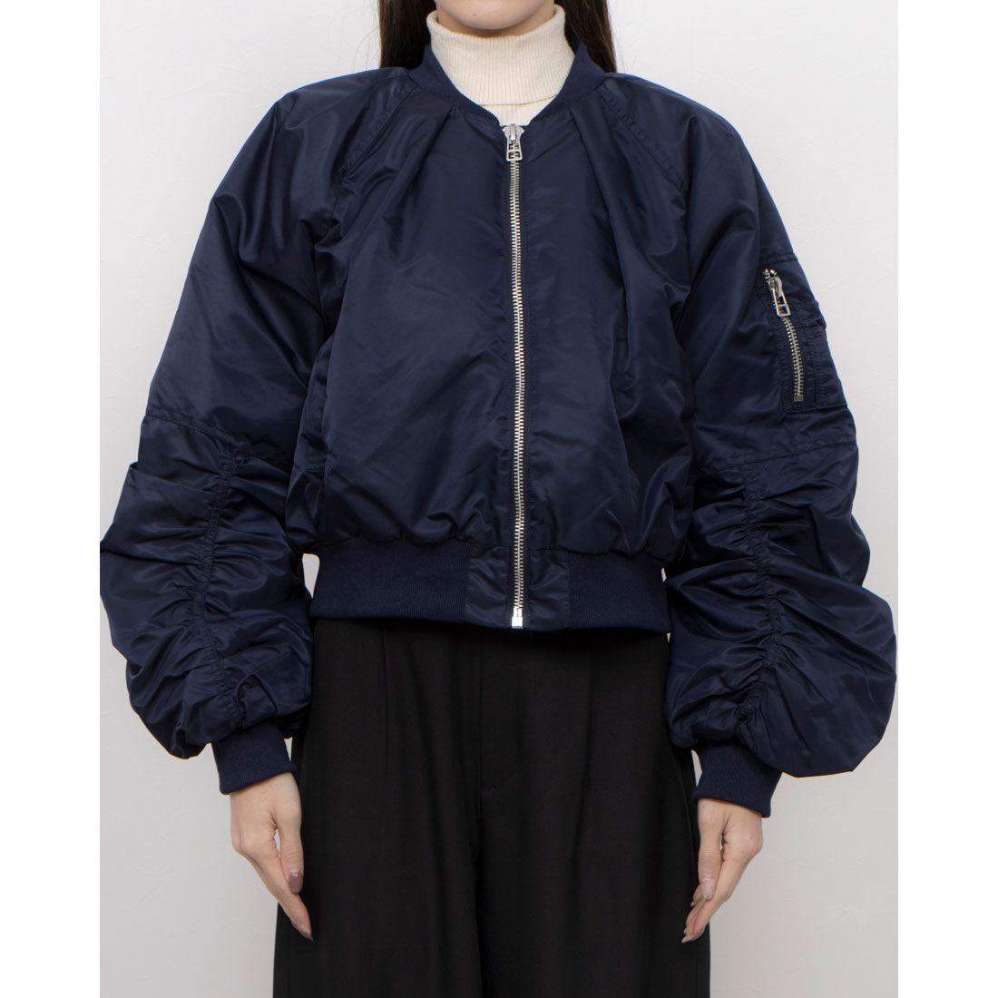 セオドリックディ THEODORIC.dy Short Length Volume MA-1 （ネイビー） ネイビー