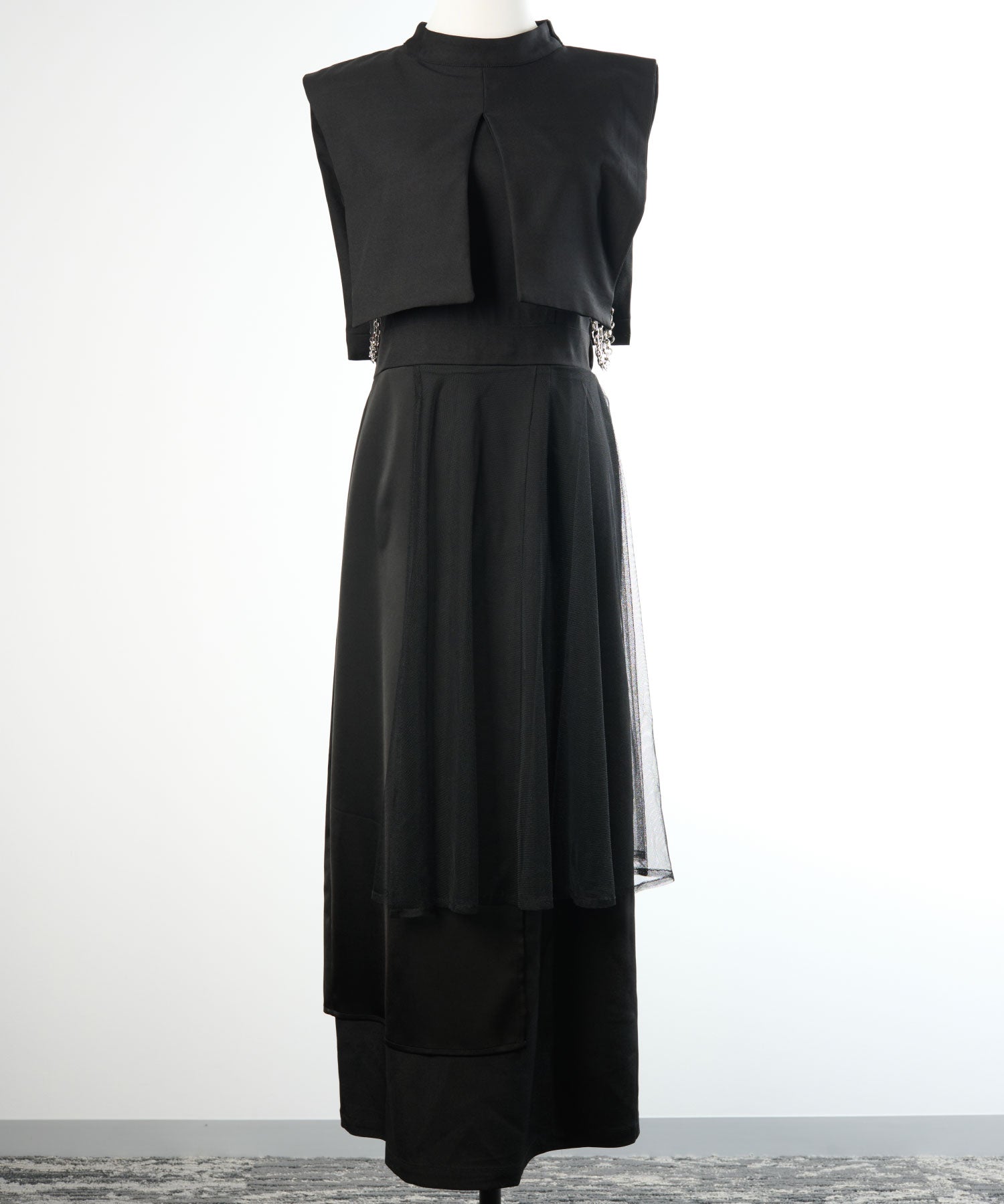 セオドリックディ THEODORIC.dy &g Cape Layered Dress （ブラック） ブラック