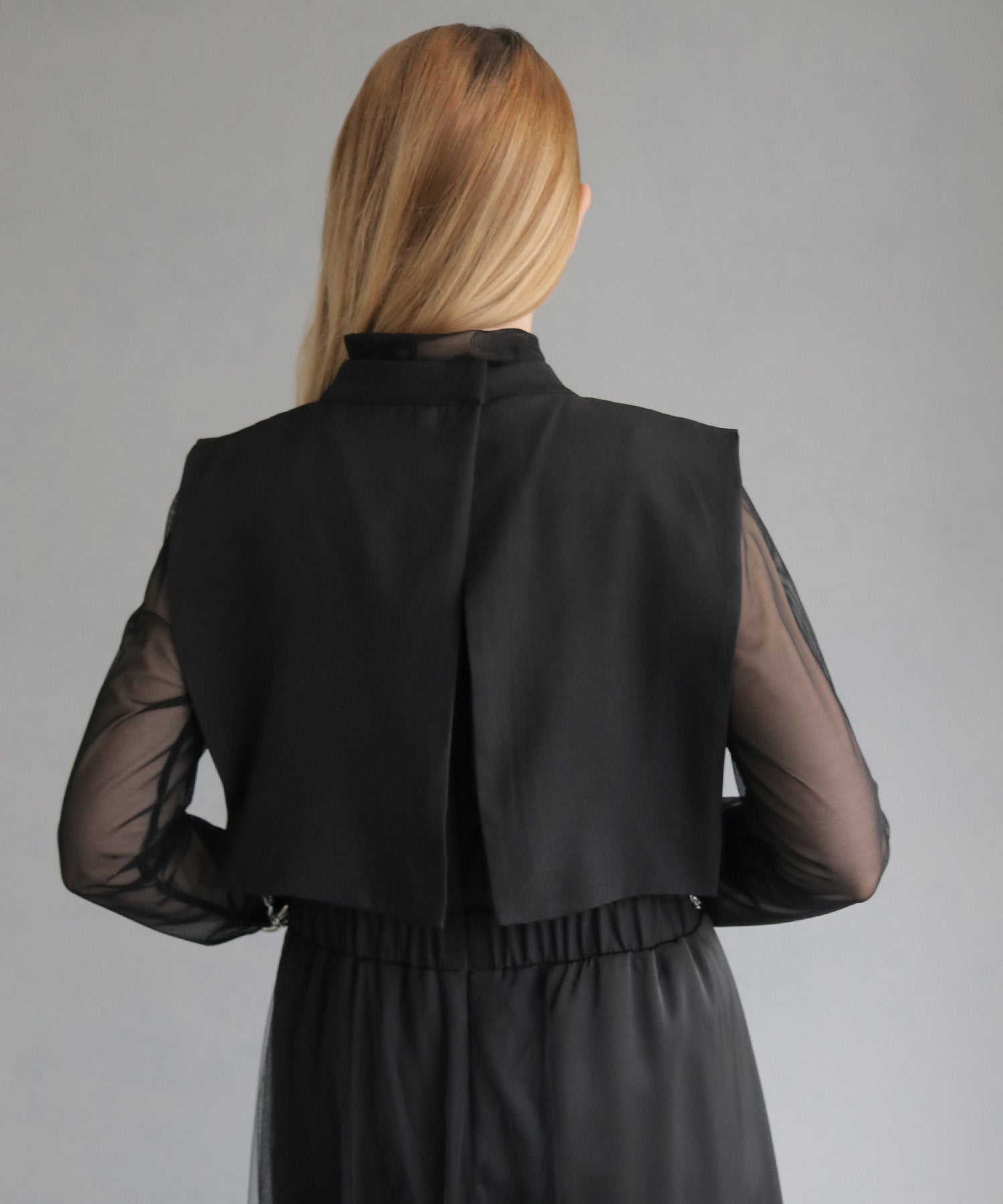 セオドリックディ THEODORIC.dy &g Cape Layered Dress （ブラック） ブラック