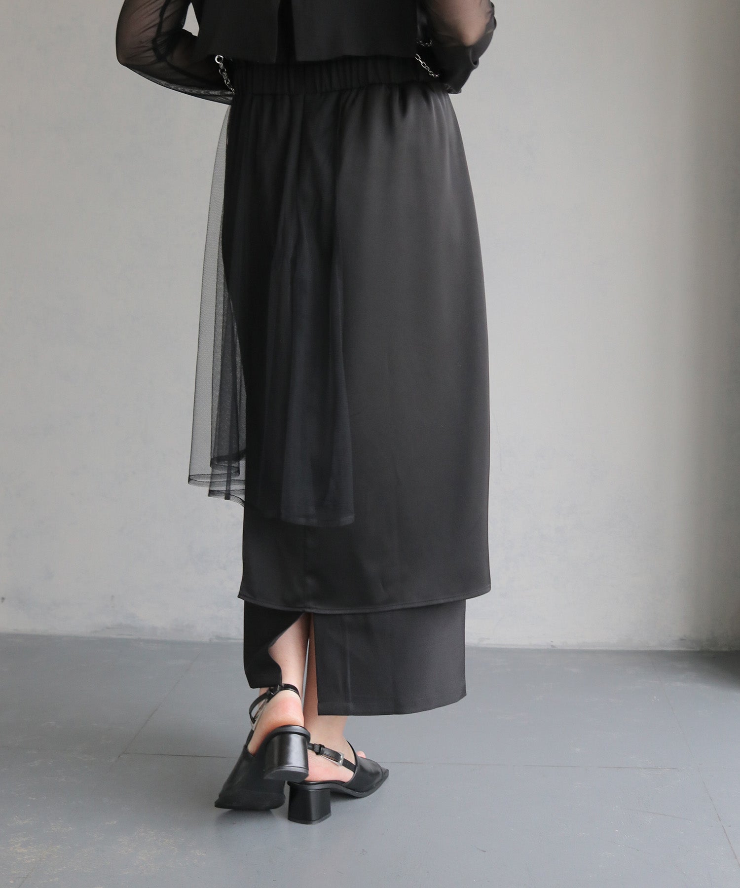 セオドリックディ THEODORIC.dy &g Cape Layered Dress （ブラック） ブラック