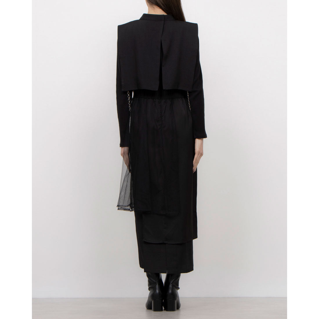 セオドリックディ THEODORIC.dy &g Cape Layered Dress （ブラック） ブラック