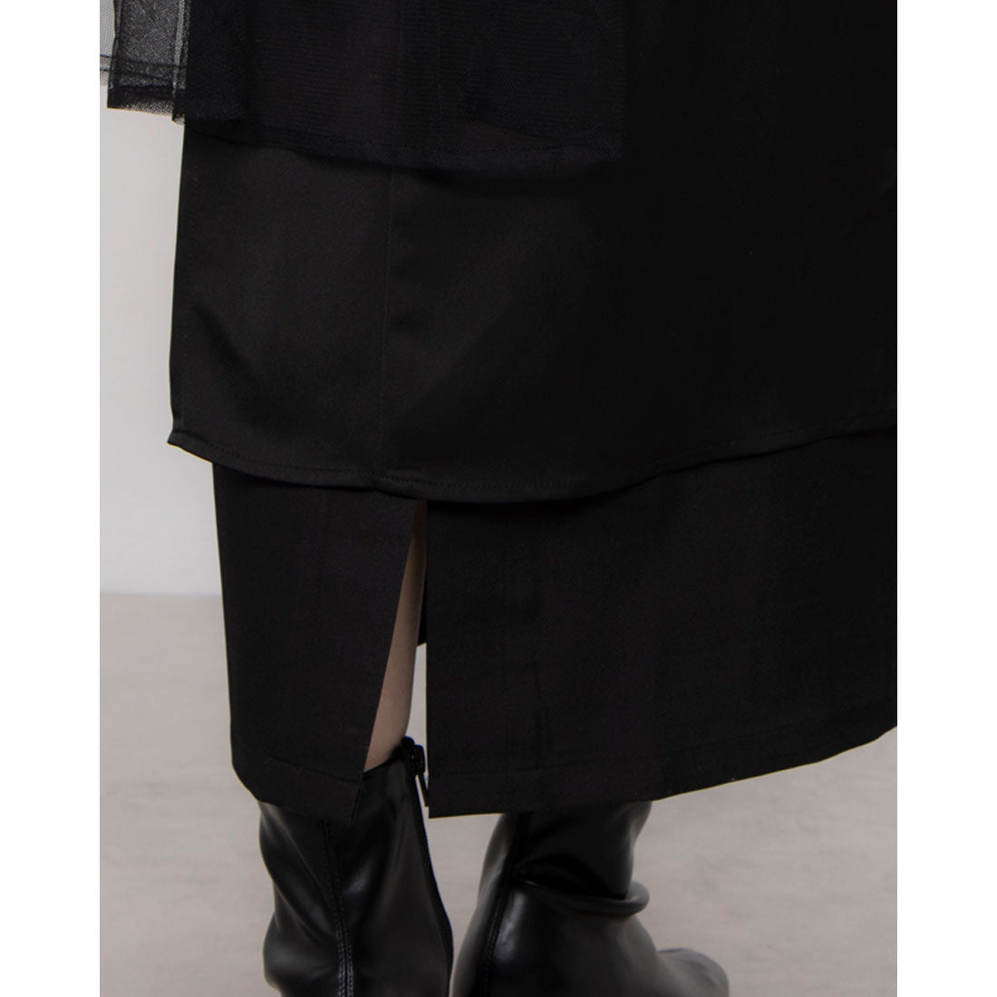 セオドリックディ THEODORIC.dy &g Cape Layered Dress （ブラック） ブラック