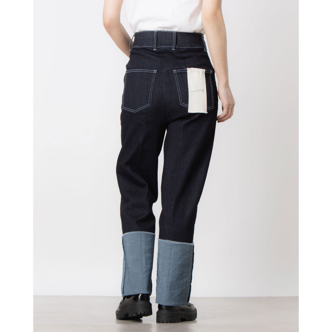 セオドリックディ THEODORIC.dy Cuffed Edge Denim （ホワイト） ホワイト
