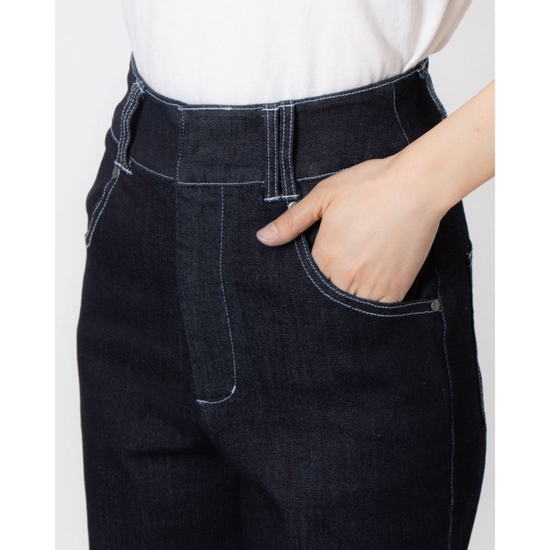 セオドリックディ THEODORIC.dy Cuffed Edge Denim （ホワイト） ホワイト