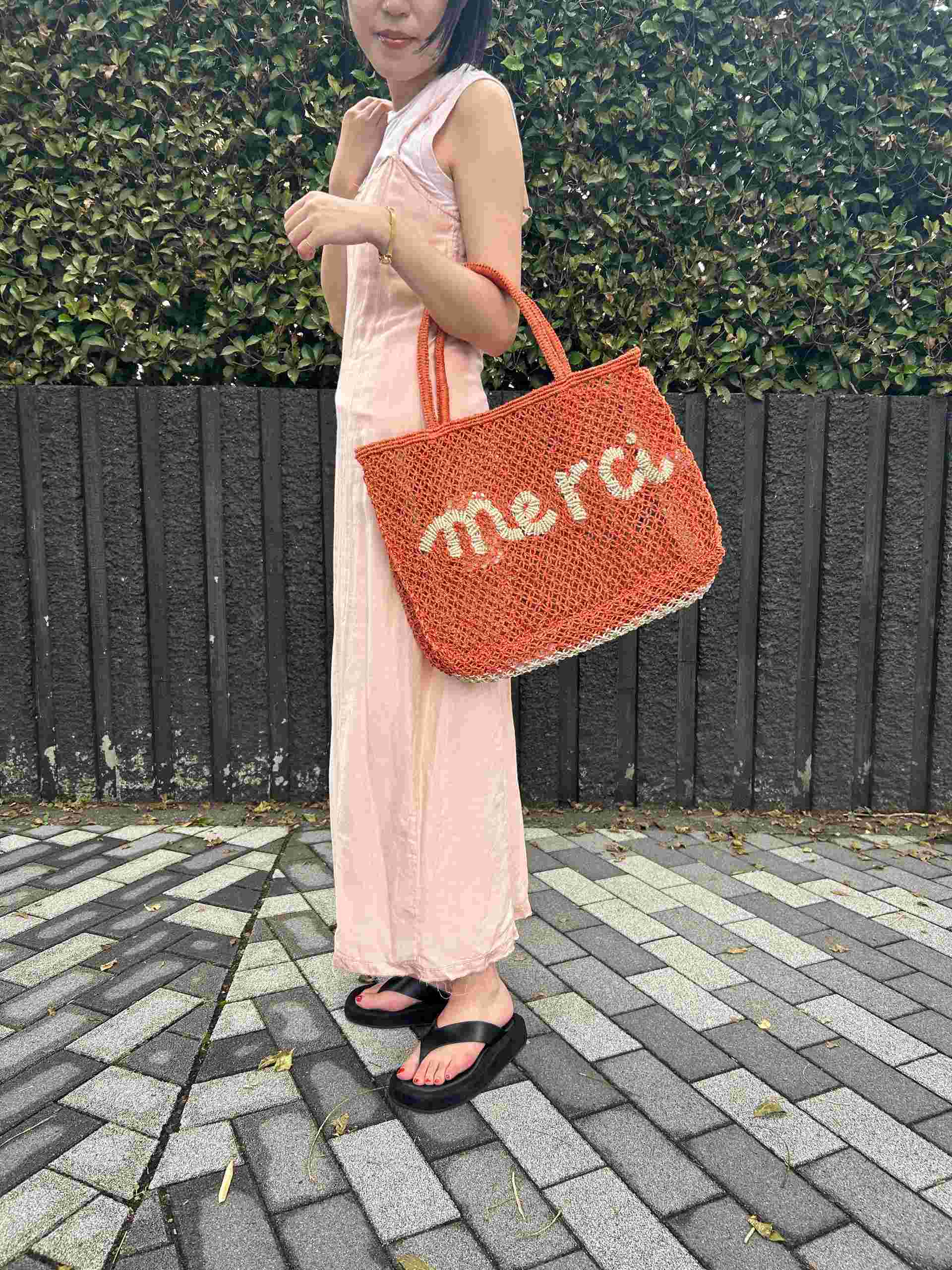 【正規取扱店】ザ・ジャクソンズ THE JACKSONS Small Word_Merci （Peach/Natural） Peach/Natural