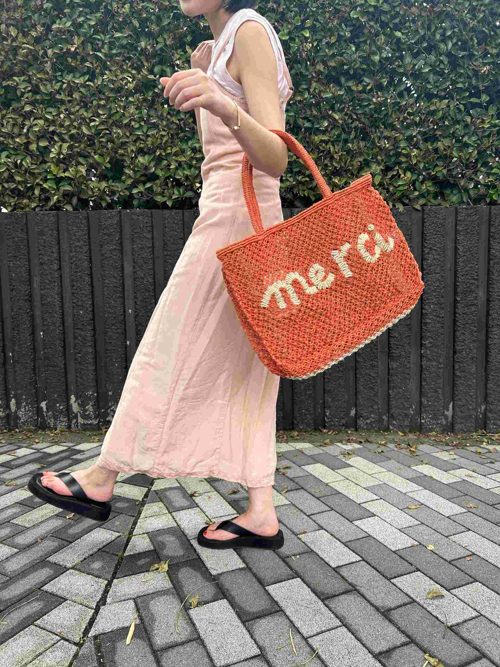【正規取扱店】ザ・ジャクソンズ THE JACKSONS Small Word_Merci （Peach/Natural） Peach/Natural