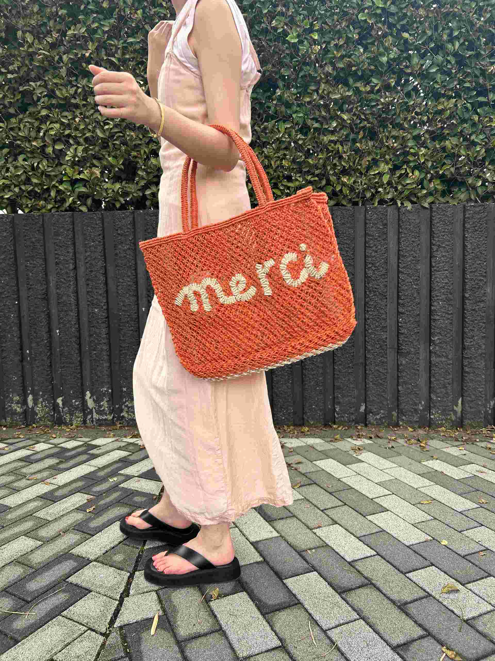 【正規取扱店】ザ・ジャクソンズ THE JACKSONS Small Word_Merci （Peach/Natural） Peach/Natural