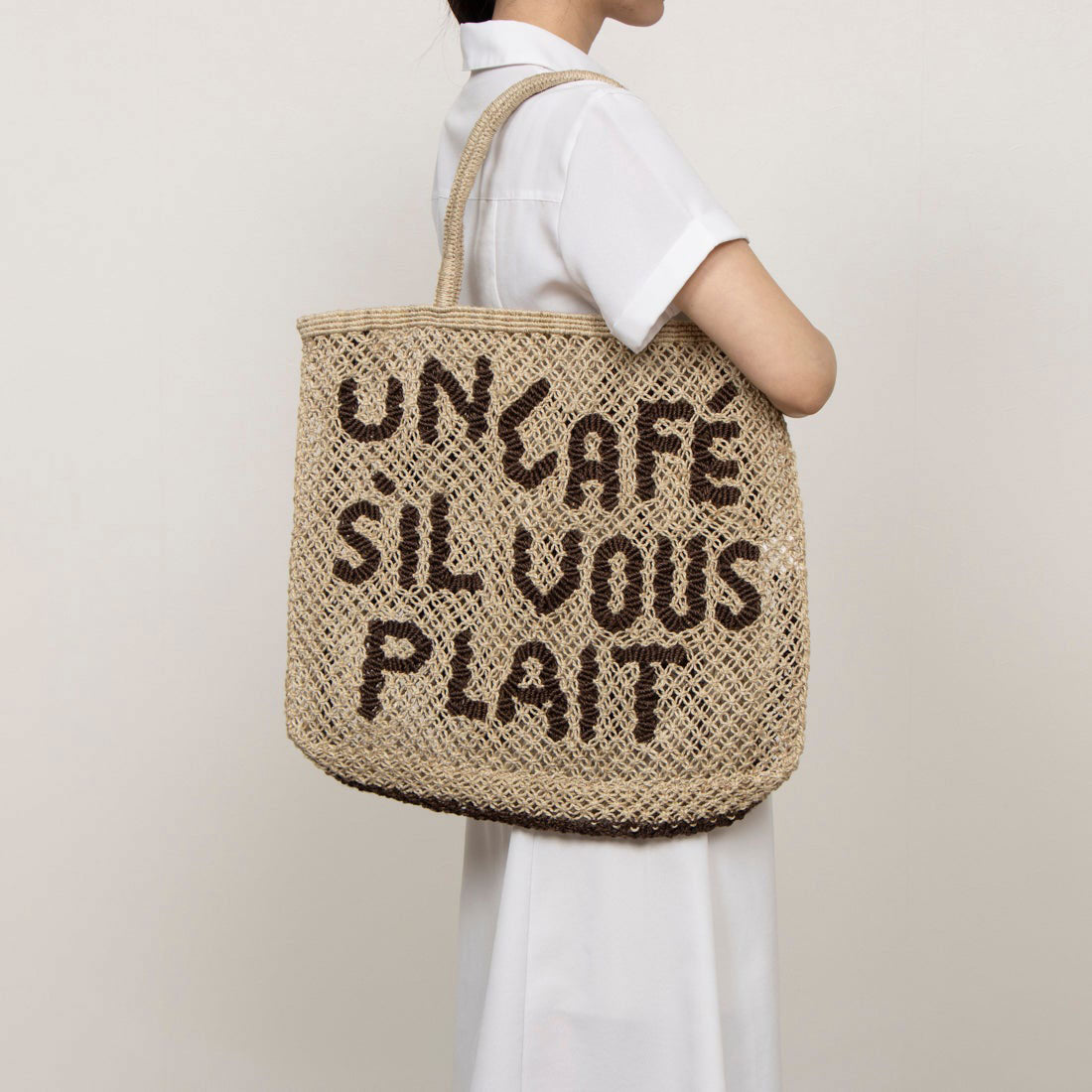 【正規取扱店】ザ・ジャクソンズ THE JACKSONS Large Word_Un Cafe Sil Vous Plait （Natural/Brown） Natural/Brown