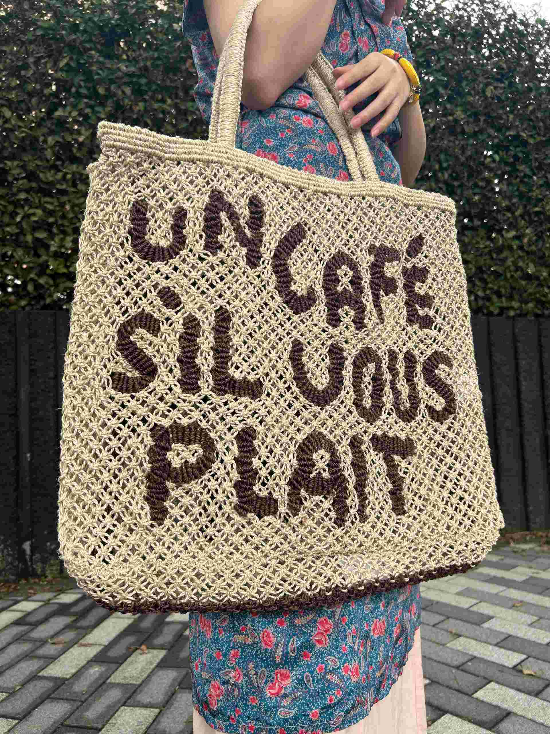 【正規取扱店】ザ・ジャクソンズ THE JACKSONS Large Word_Un Cafe Sil Vous Plait （Natural/Brown） Natural/Brown