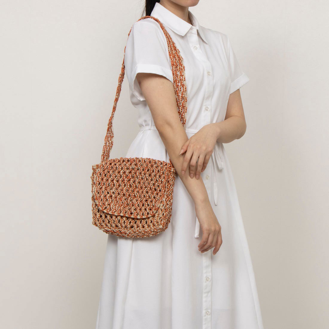 【正規取扱店】ザ・ジャクソンズ THE JACKSONS Lola_Open Weave （Peach/Natural） Peach/Natural