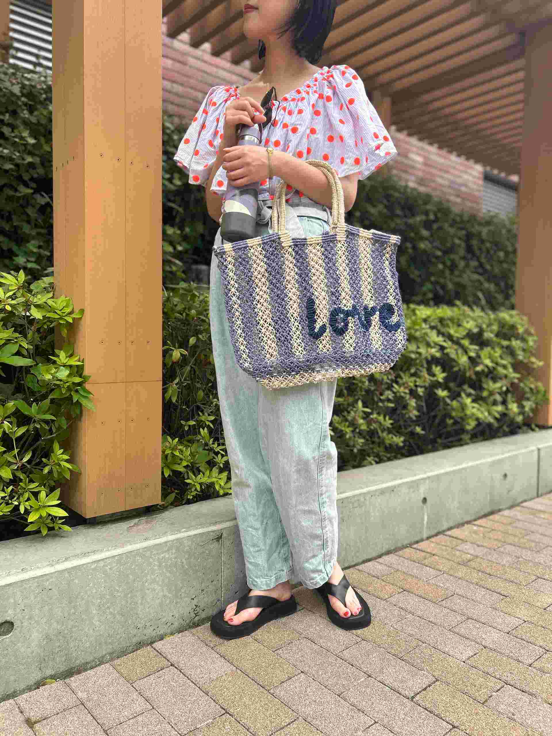 ザ・ジャクソンズ THE JACKSONS Lavina Stripe_Love （Natural/Pebble/Indigo） Natural/Pebble/Indigo