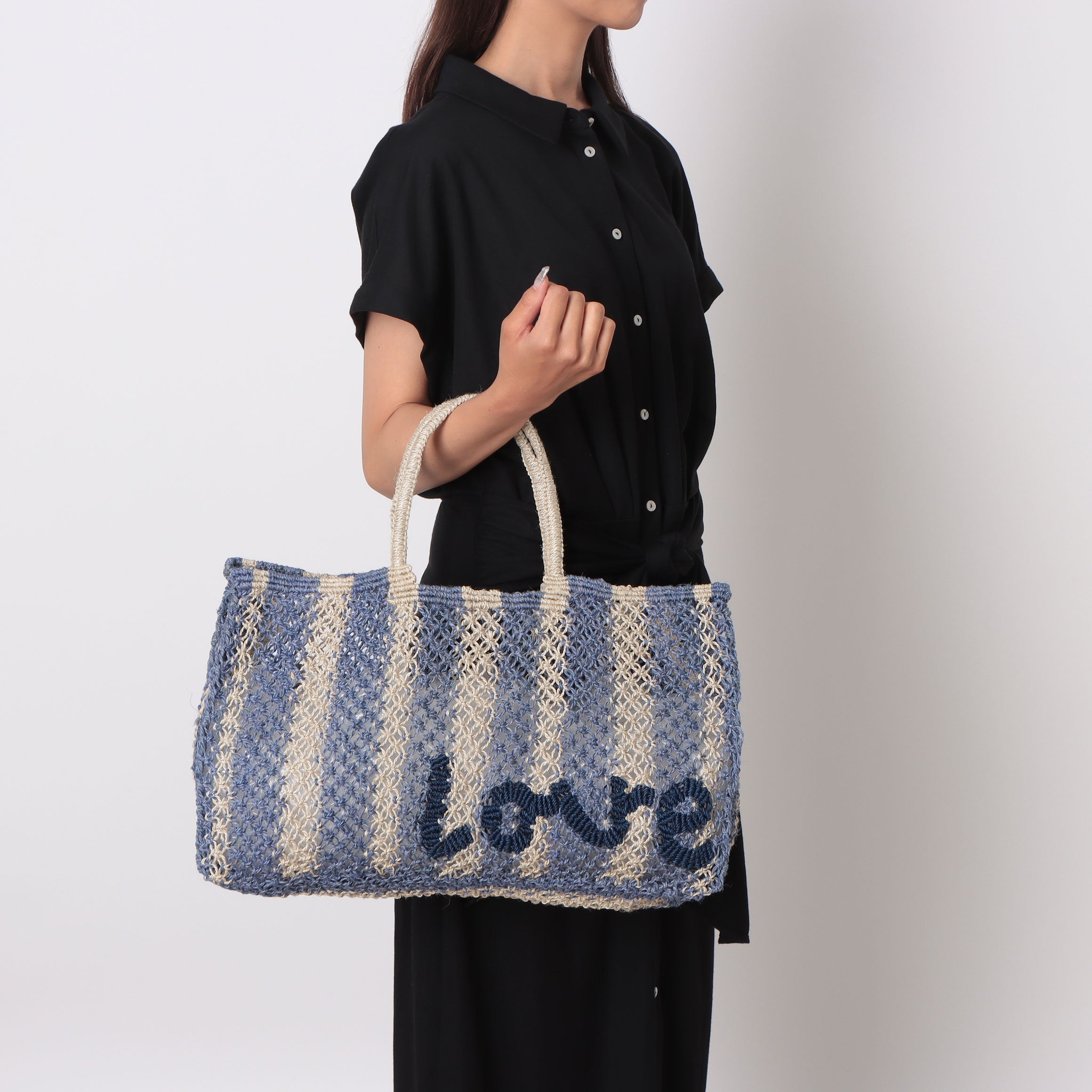 ザ・ジャクソンズ THE JACKSONS Lavina Stripe_Love （Natural/Pebble/Indigo） Natural/Pebble/Indigo