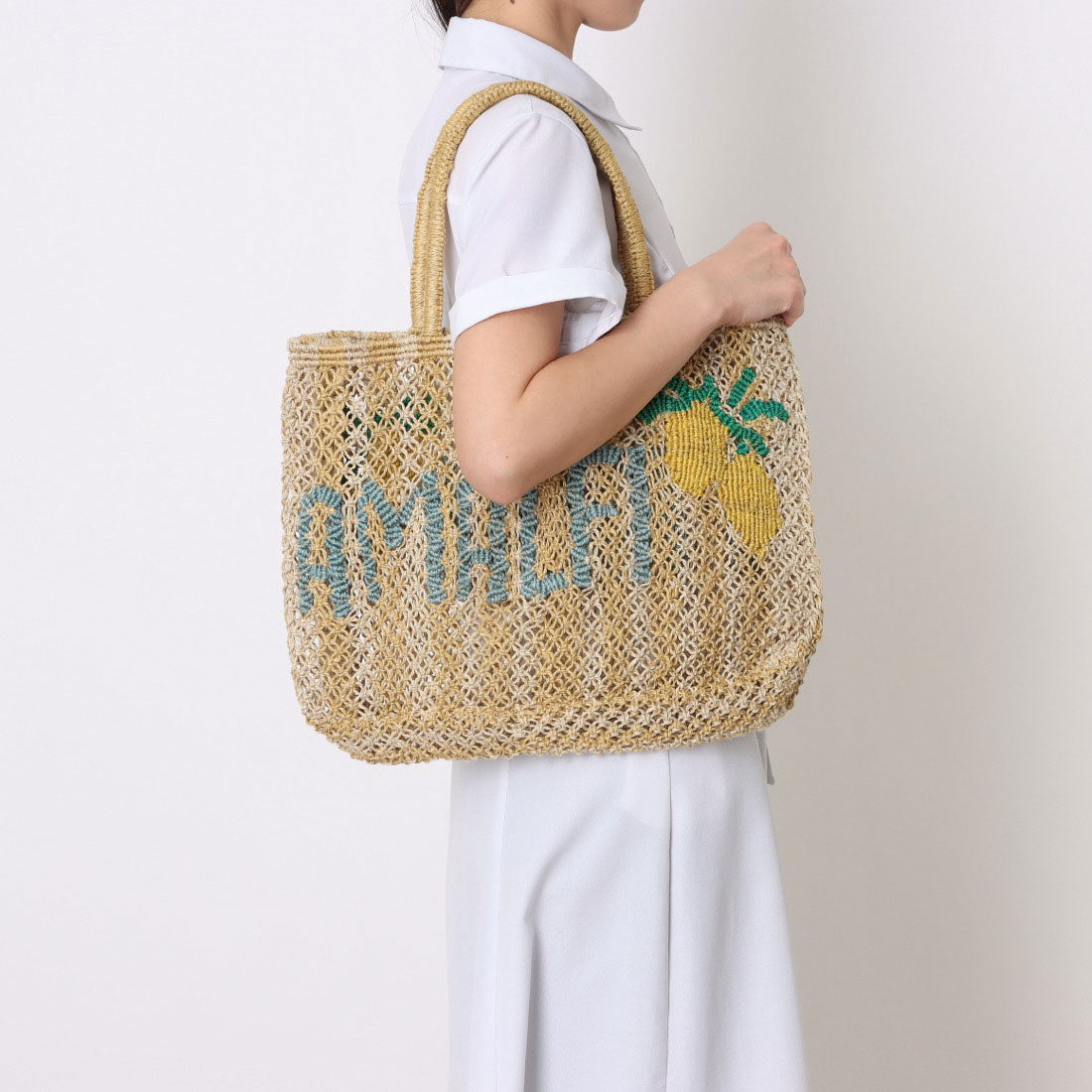 ザ・ジャクソンズ THE JACKSONS 【正規取扱店】SMALL AMALFI STRIPE （Mus3+nat13 Stripe Sky57word） Mus3+nat13 Stripe Sky57word