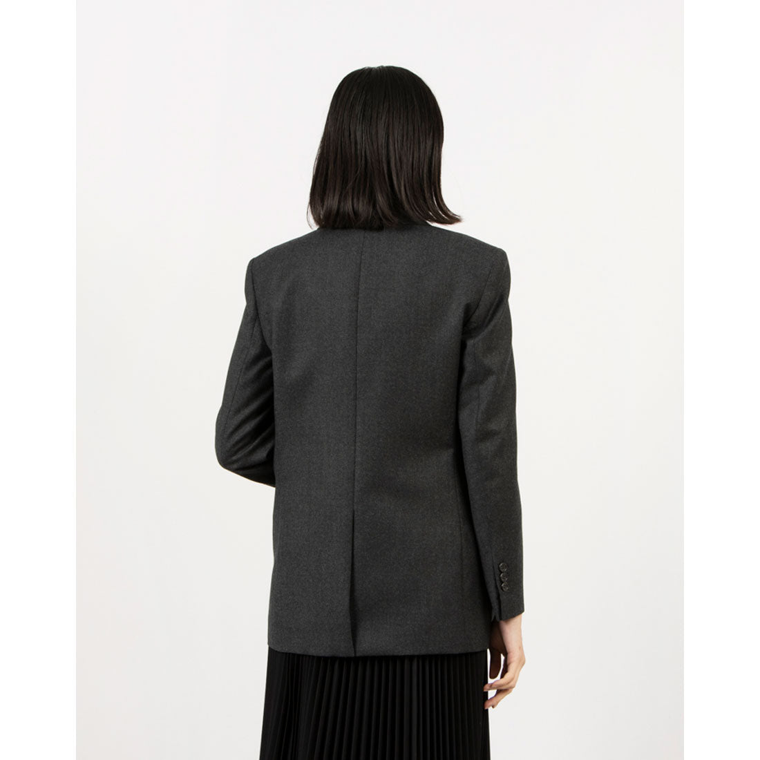セオリー Theory SLEEK FLANNEL BOXY DB JKT